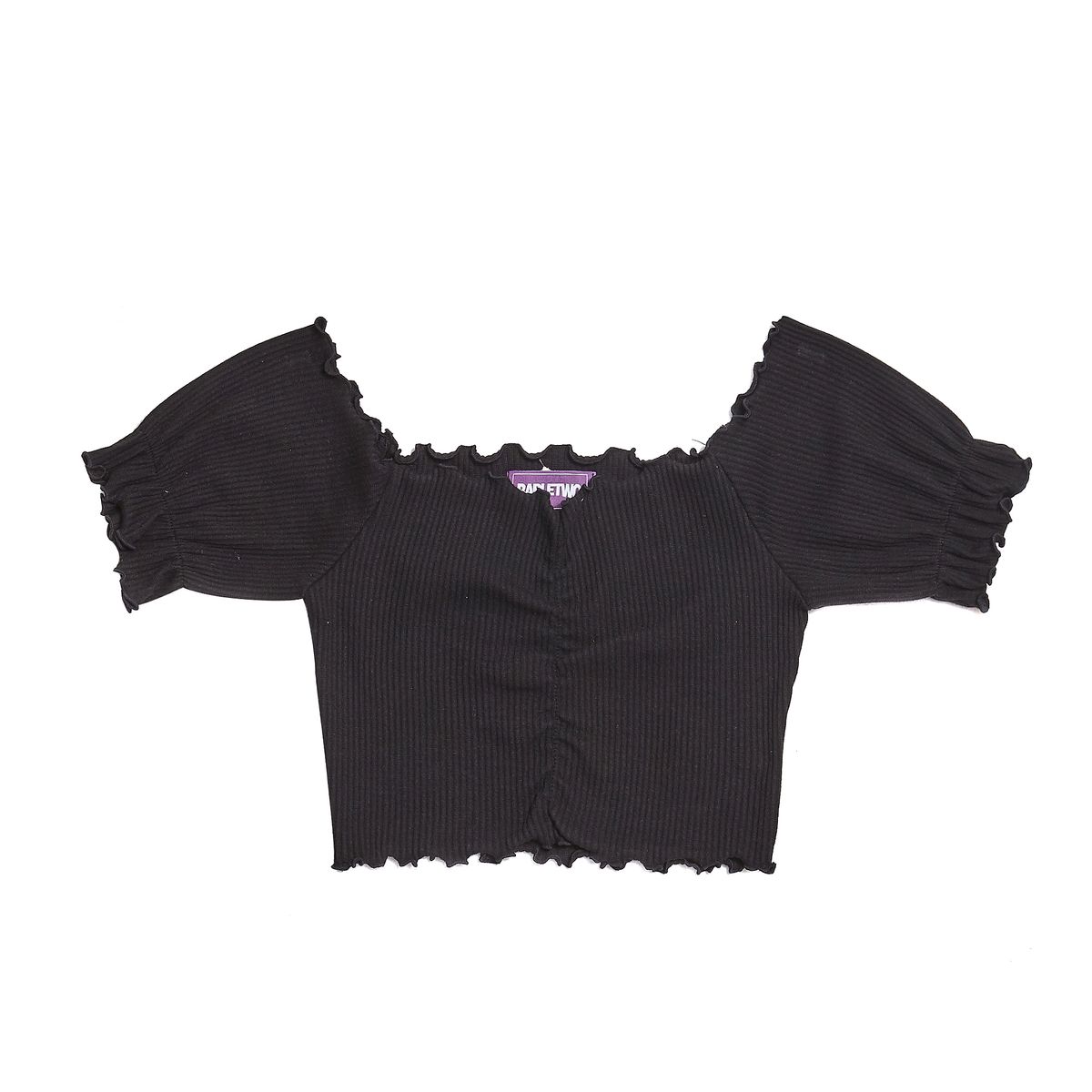 비에이블투(B ABLE TWO) yui shirring top-black