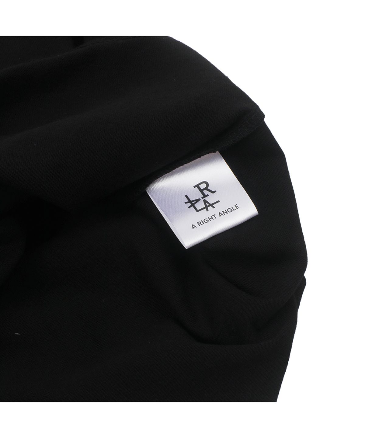 어라이트앵글(ARIGHTANGLE) Rainbow loose tee (black)