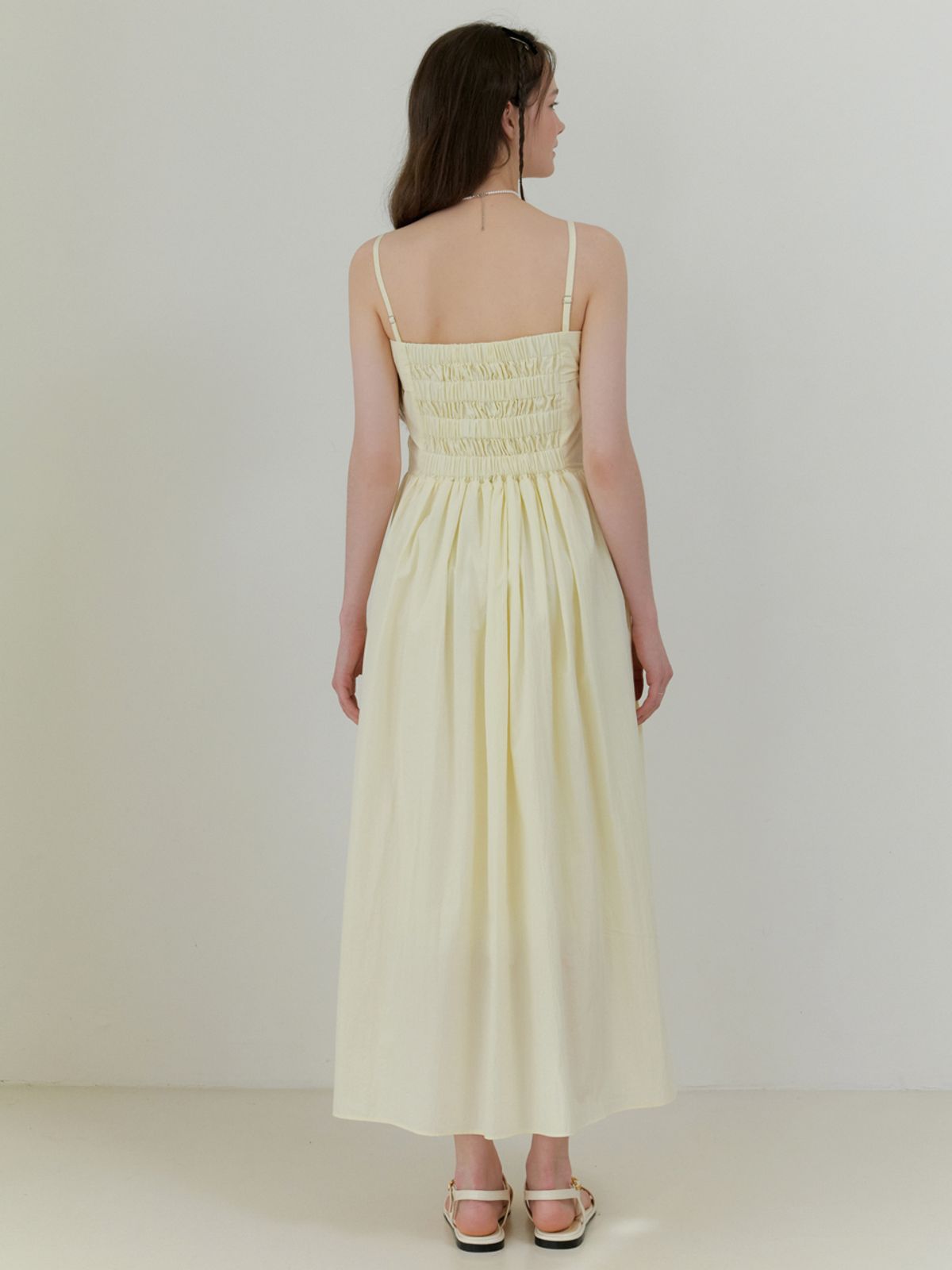 리엘(RE L) Doing bustier dress_2way (yellow)