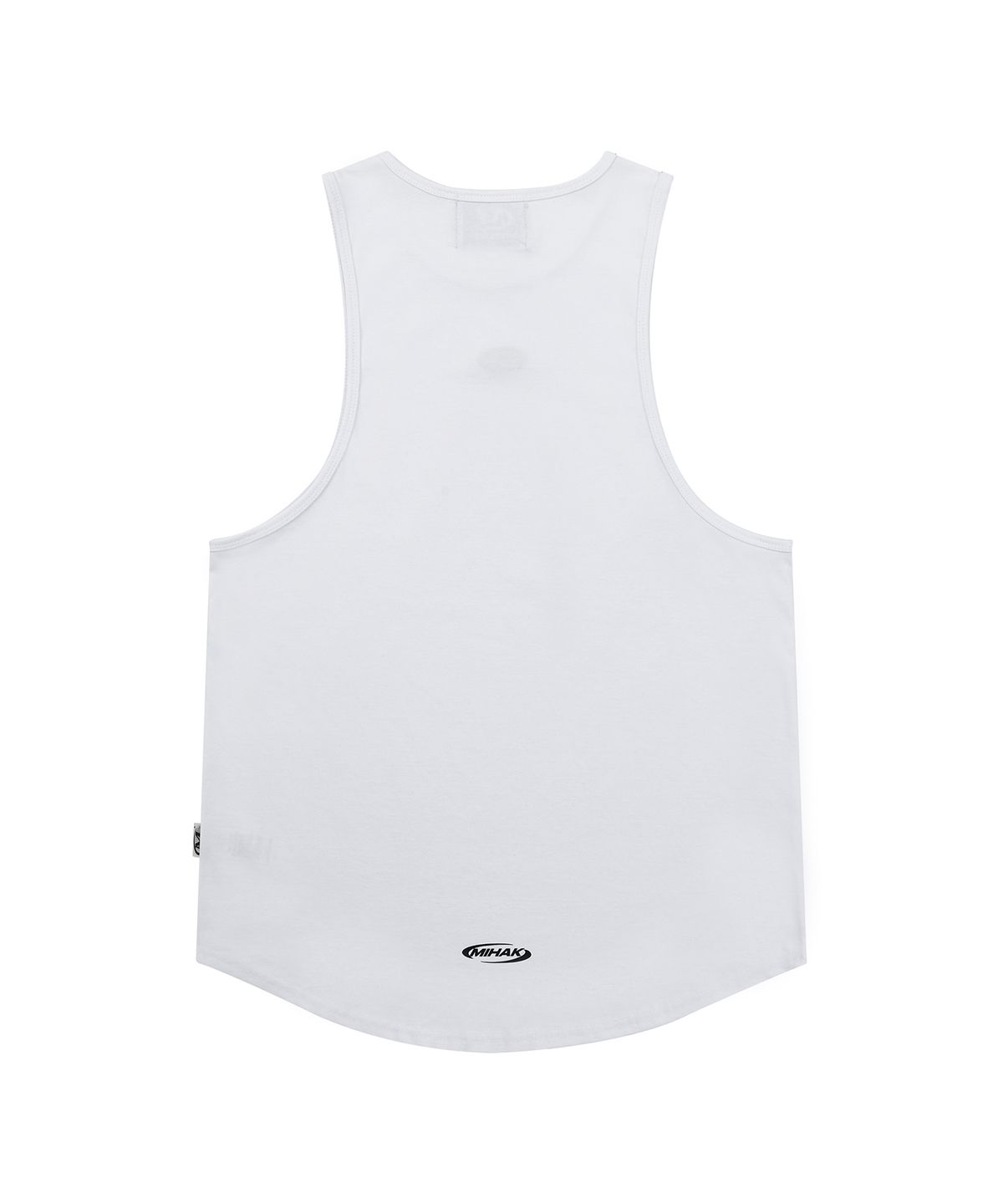 미학(MIHAK) 메탈 로고 슬리브리스 (WHITE)