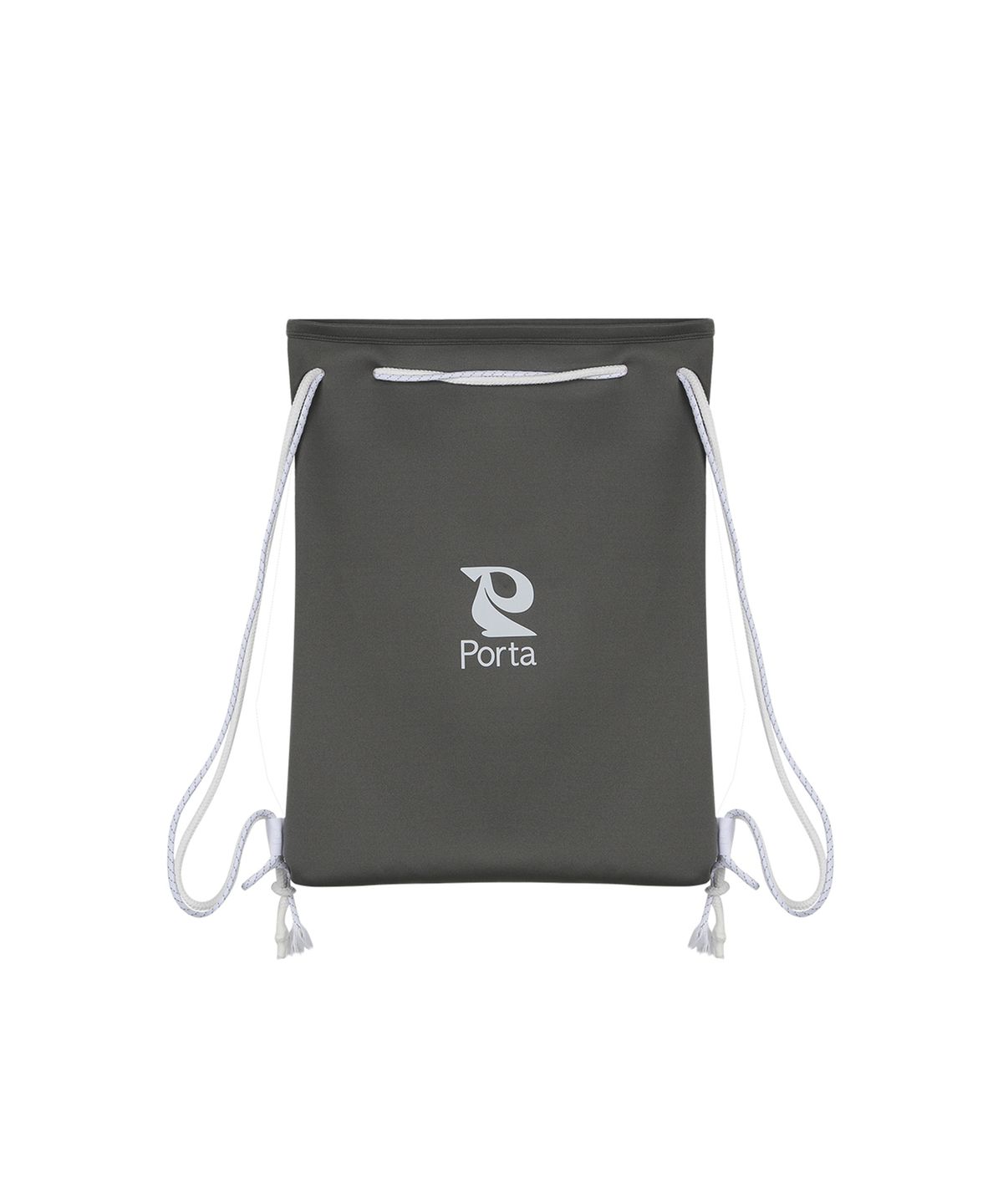 더포르타(THEPORTA) TWO-WAY REVERSE STRING BAG, GREY-PINK