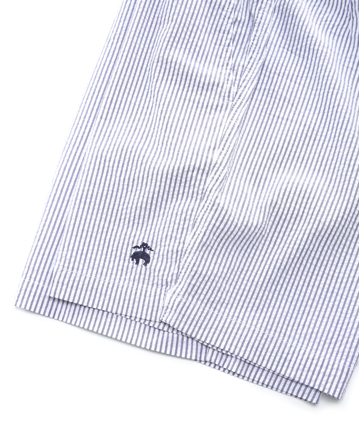 브룩스 브라더스(BROOKS BROTHERS) 프라이데이 시어서커 스트라이프 쇼츠 (블루) (BBPSMF8341MEM)