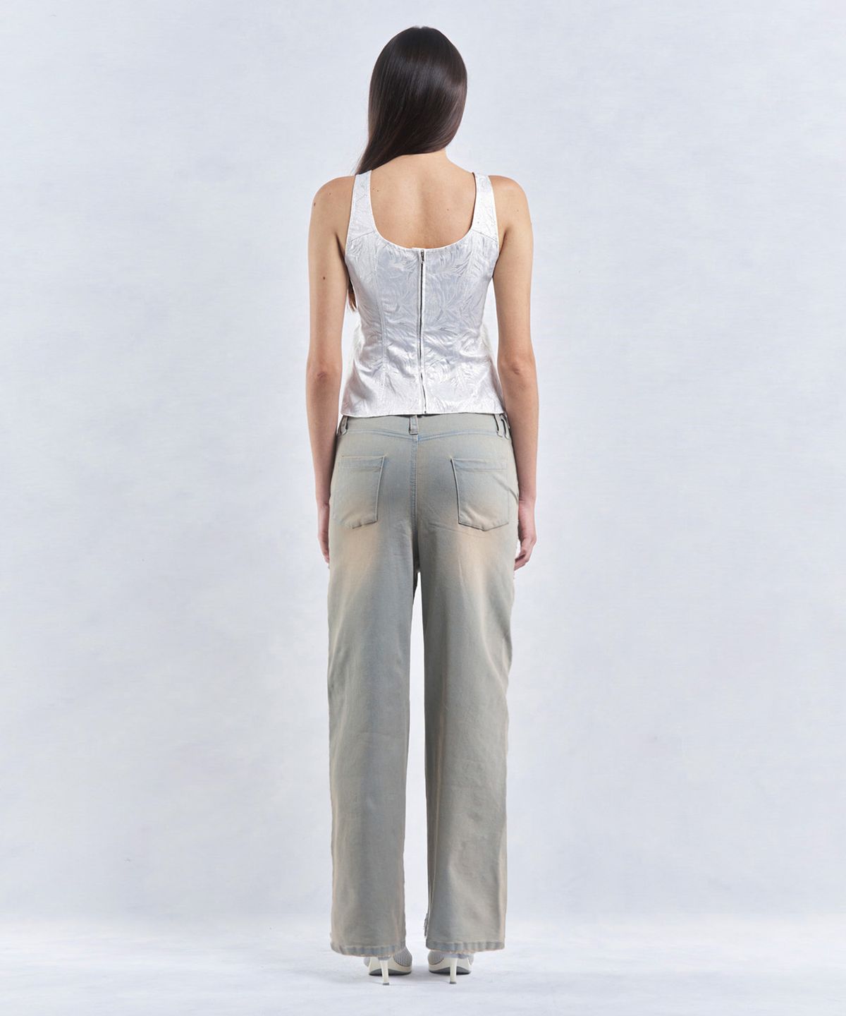 2000아카이브스(2000ARCHIVES) METAL ICONIC VINTAGE WASHED DENIM (DENIM)