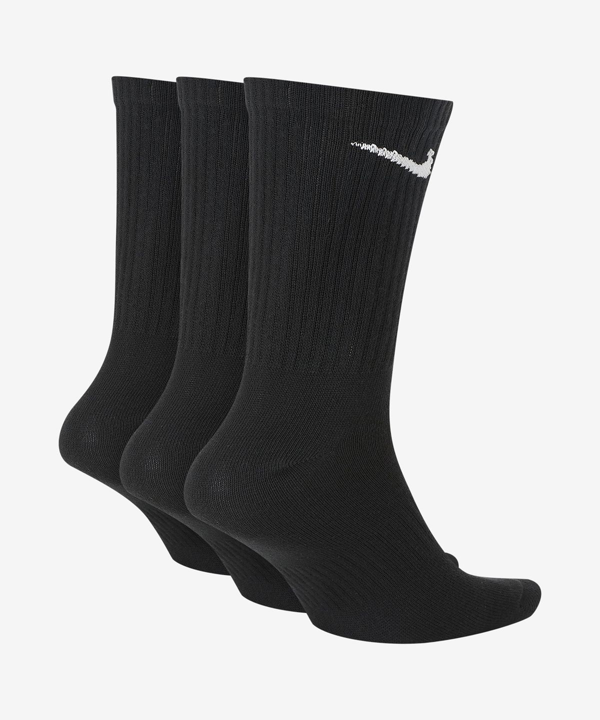 나이키(NIKE) 에브리데이 라이트웨이트 트레이닝 크루 삭스(3켤레) - 블랙:화이트 / SX7676-010