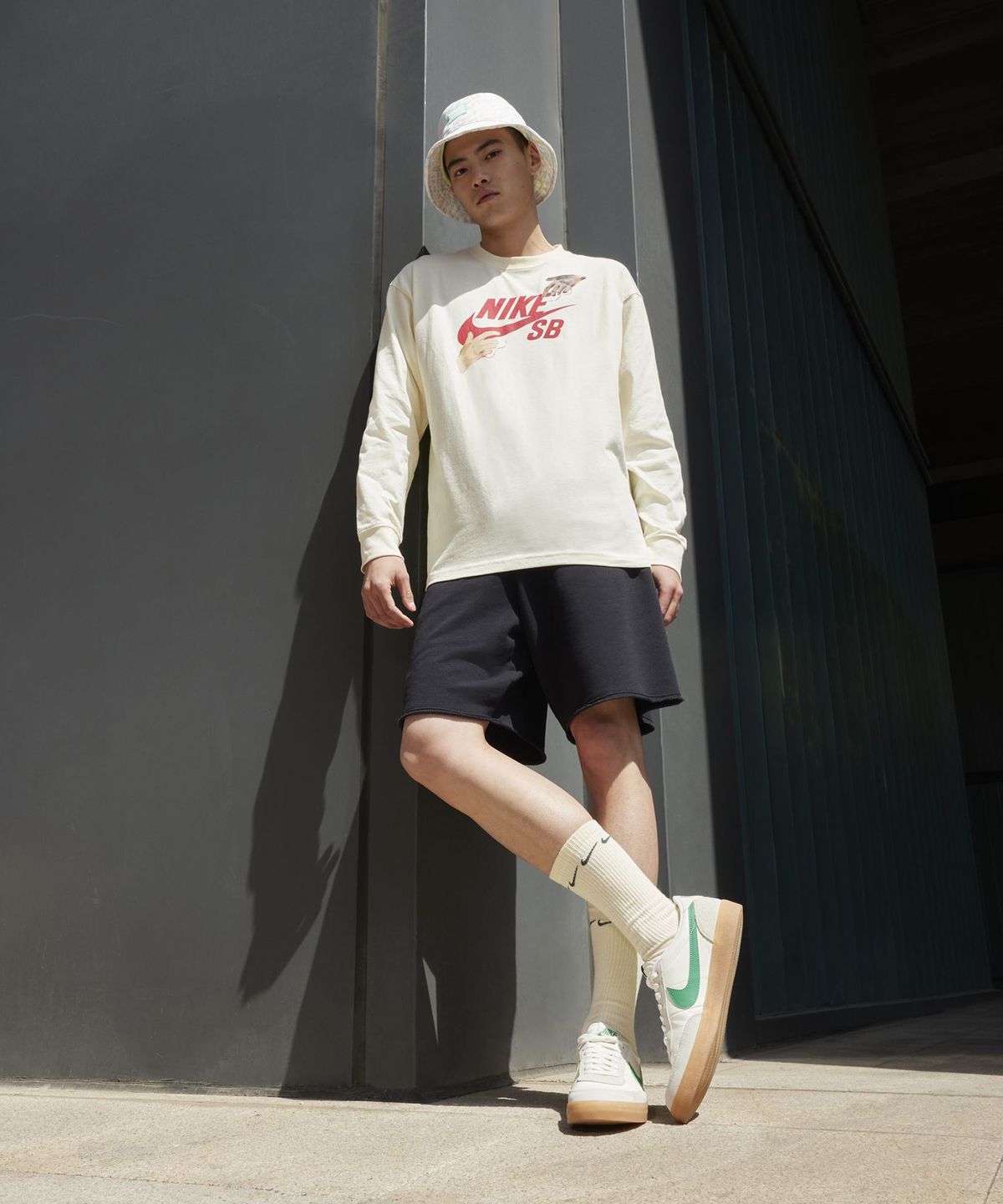 나이키(NIKE) 킬샷 2 레더 M - 세일:검 옐로우:루시드 그린 / 432997-111