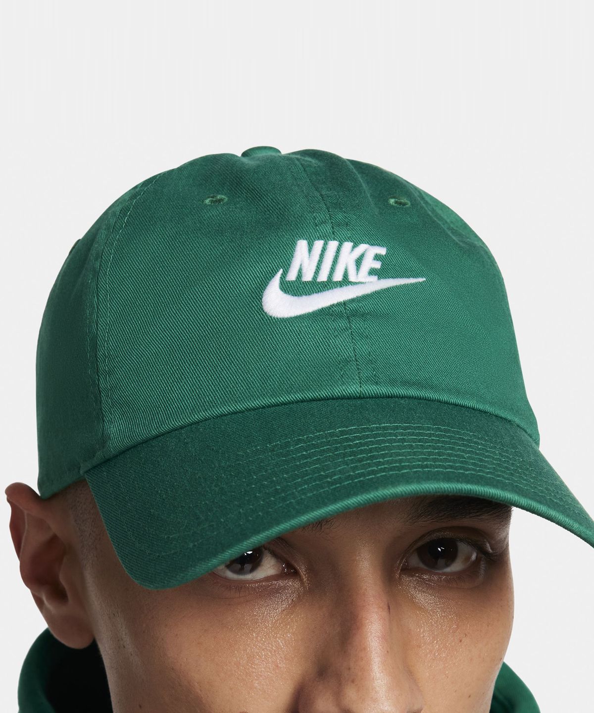 나이키(NIKE) 클럽 언스트럭처드 퓨추라 워시 캡 - 말라카이트:화이트 / FB5368-365
