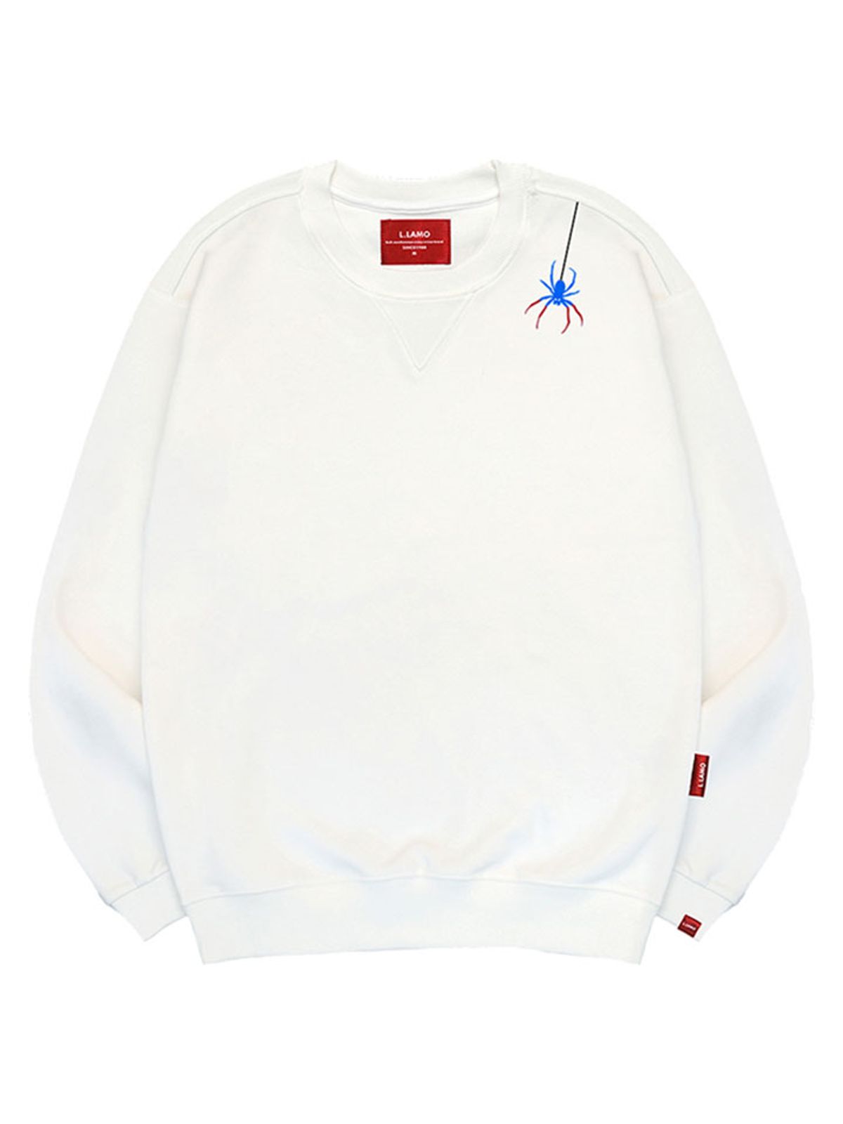엘라모(LLAMO) 웹 맨투맨 남녀공용 빅사이즈 S~4XL