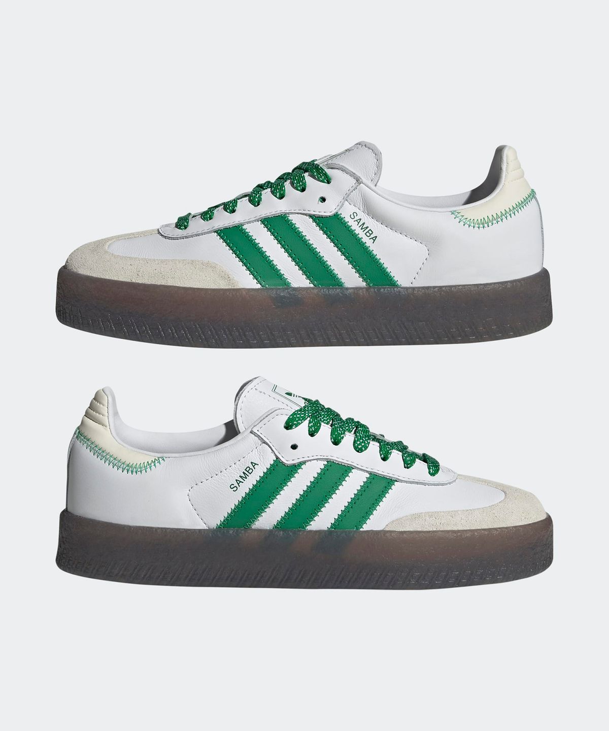 아디다스(ADIDAS) 삼배 - 화이트:그린 / IE9105