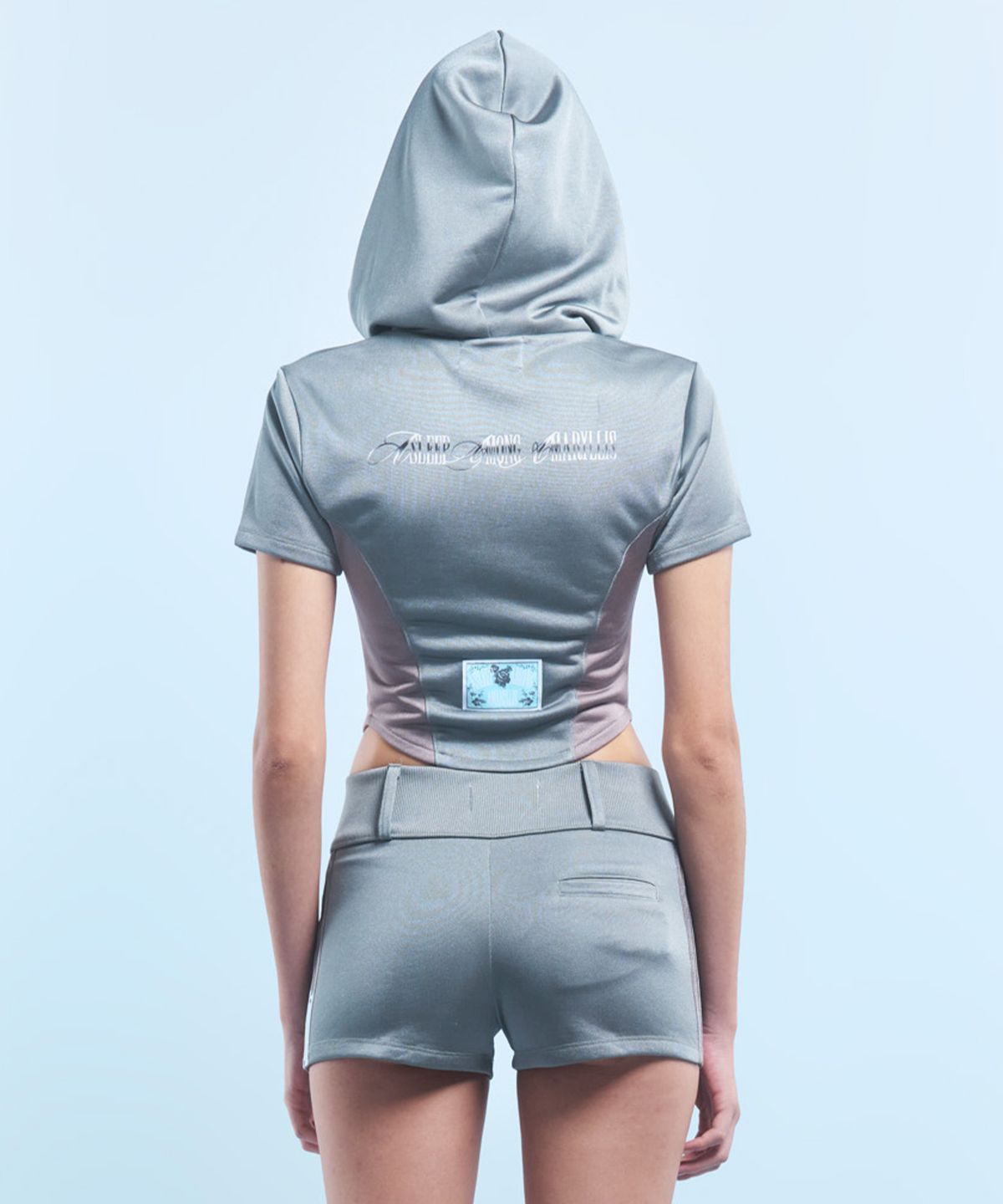 2000아카이브스(2000ARCHIVES) CORSET LINE ZIP HOODIE (KHAKI)