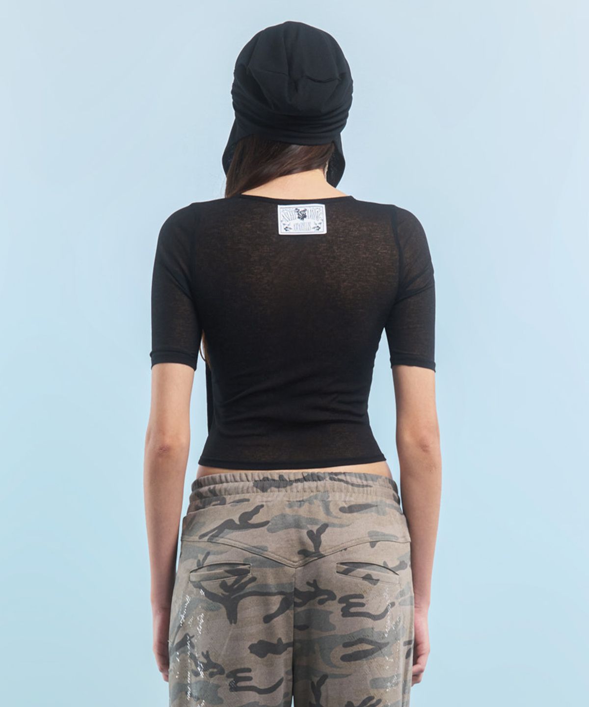 2000아카이브스(2000ARCHIVES) TWIST TOP (BLACK)