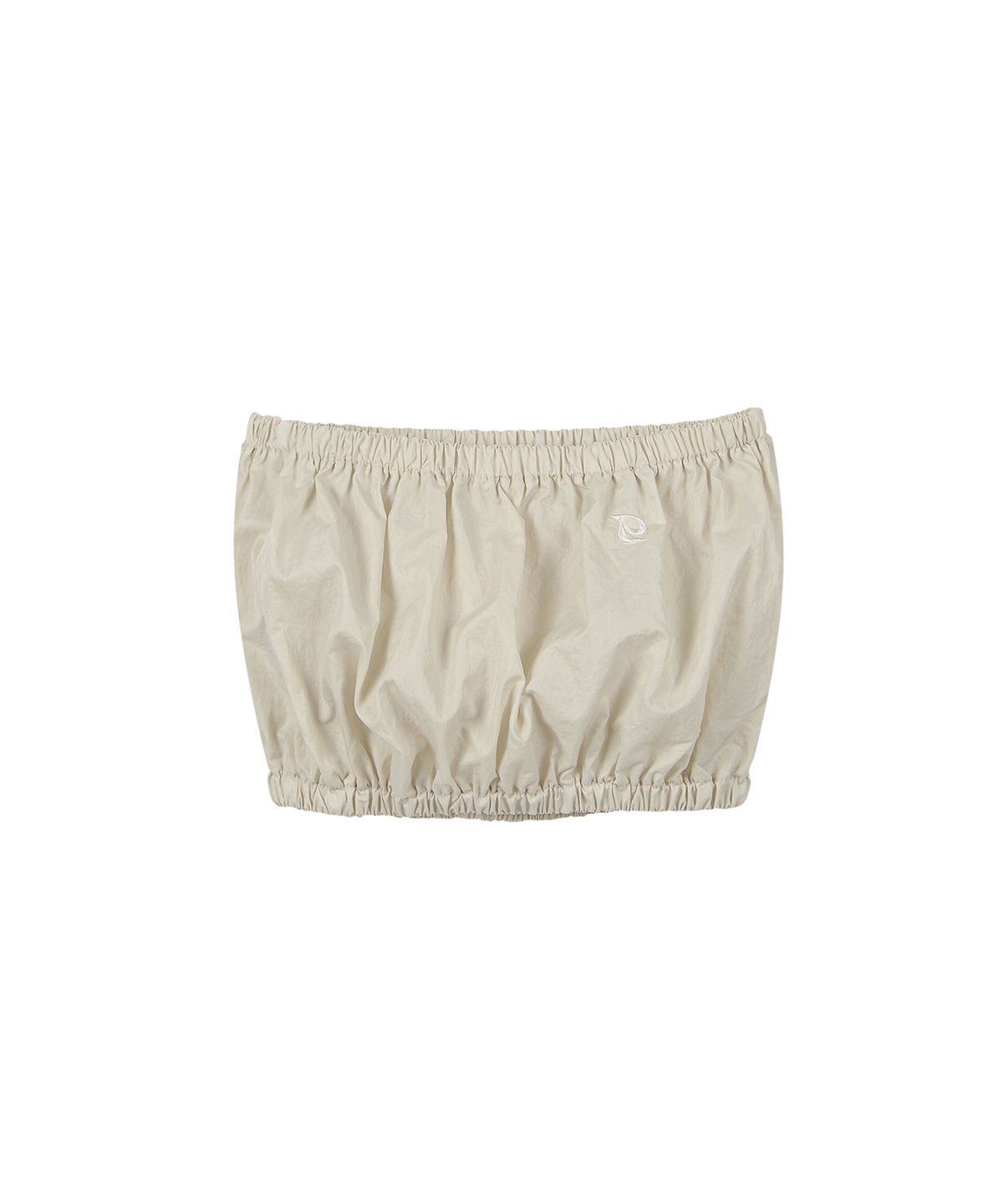 더포르타(THEPORTA) NYLON TUBE TOP, ECRU