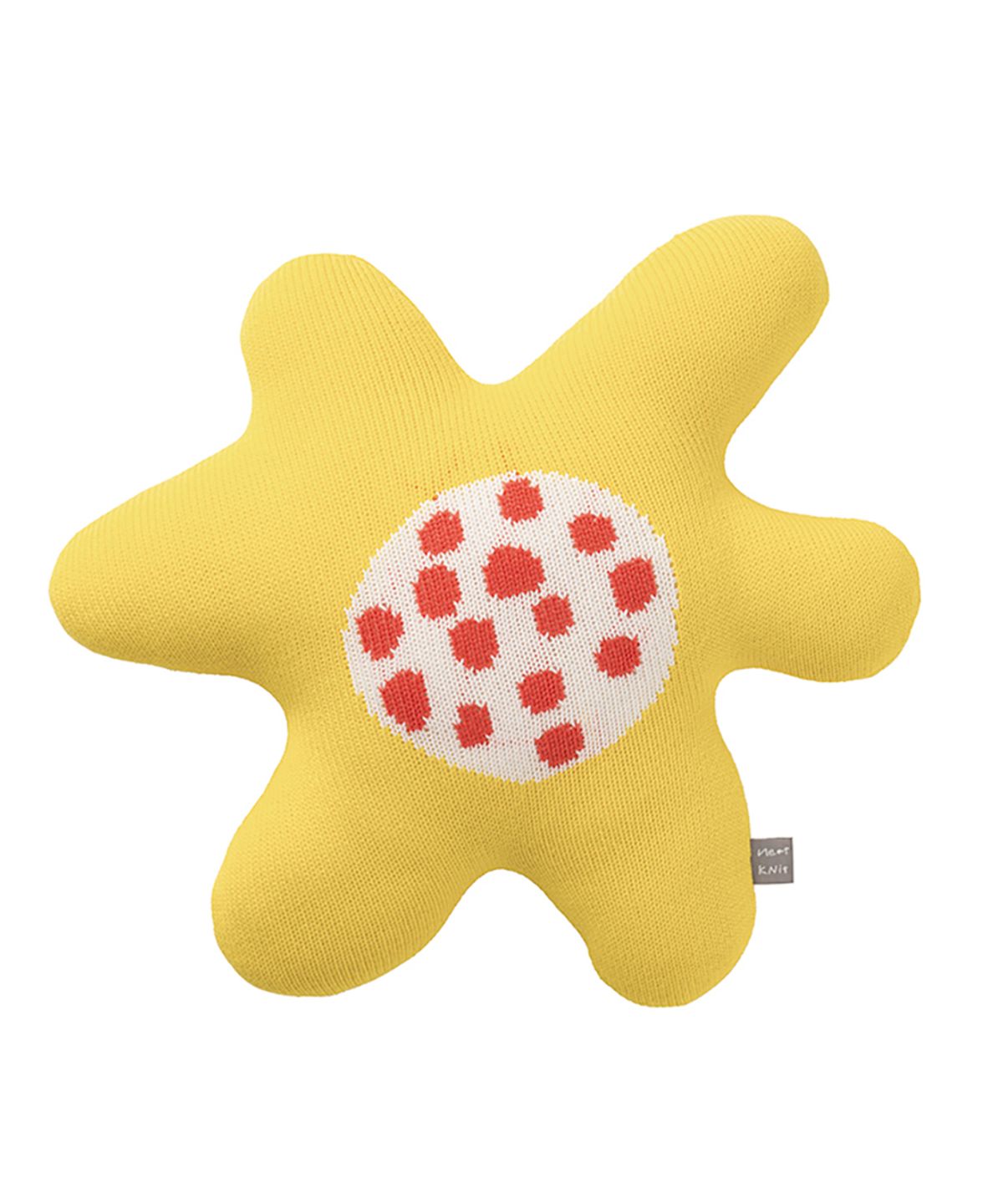 닛닛(NEATKNIT) 화사한 색상과 부드러운 터치의 꽃 니트 인형 Yellow