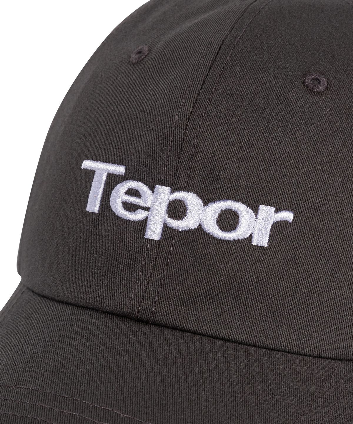 테포르(TEPOR) 시그니처 로고 볼캡 - 차콜