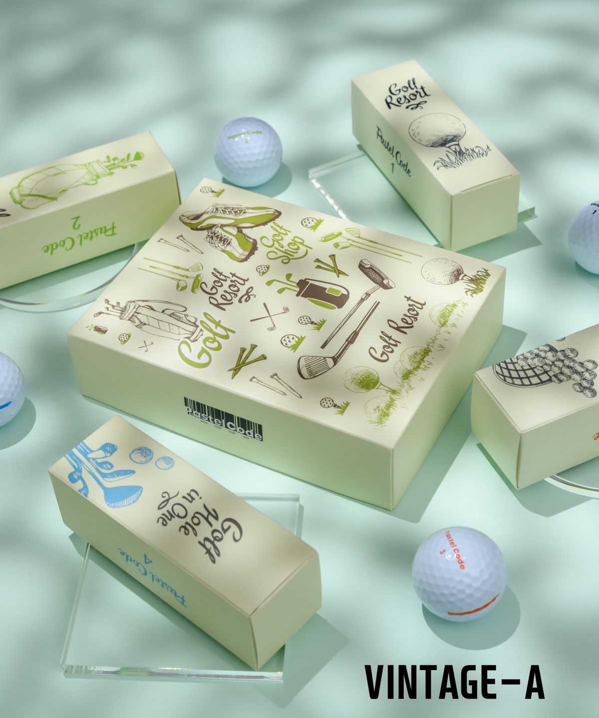 파스텔 코드(PASTELCODE) 파스텔코드 3피스 비거리 고반발 골프공(화이트) 1더즌 12구