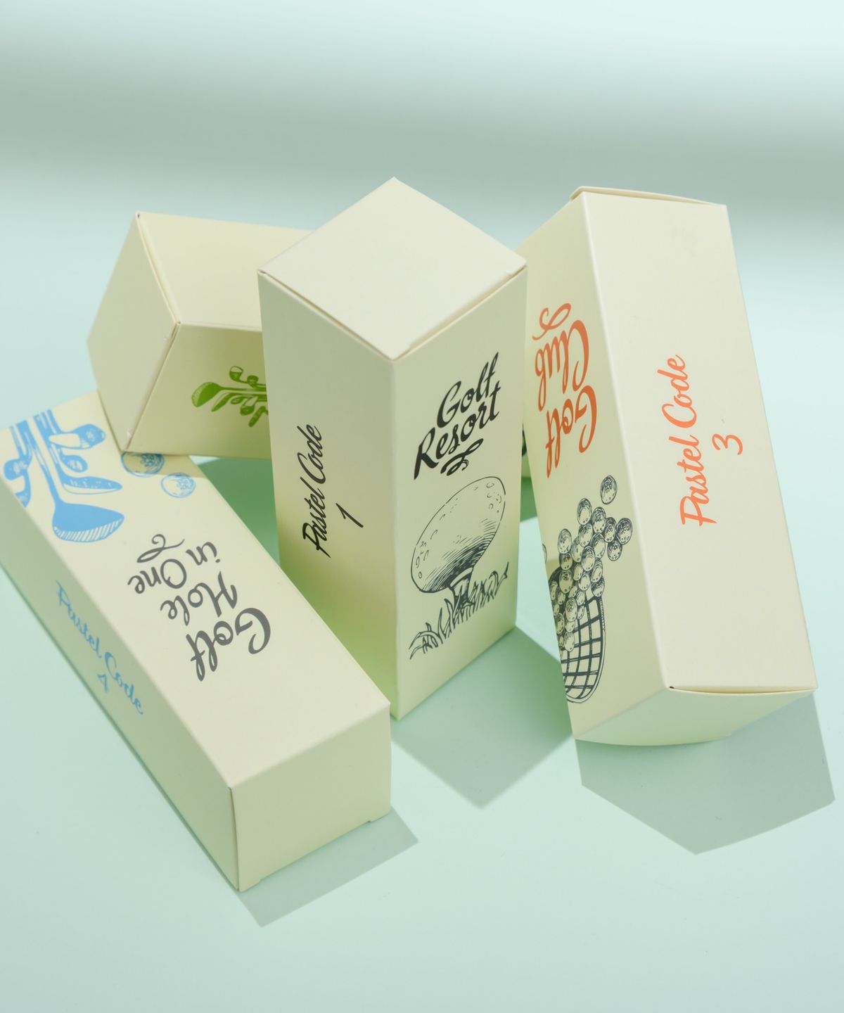 파스텔 코드(PASTELCODE) 파스텔코드 3피스 비거리 고반발 골프공(화이트) 1더즌 12구
