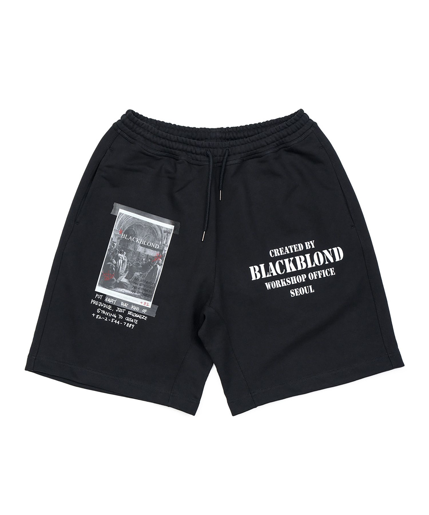 BLACKBLONDのBBD No Sympathy Sweatshorts Fade To Black Sweatshorts – Liquid Death