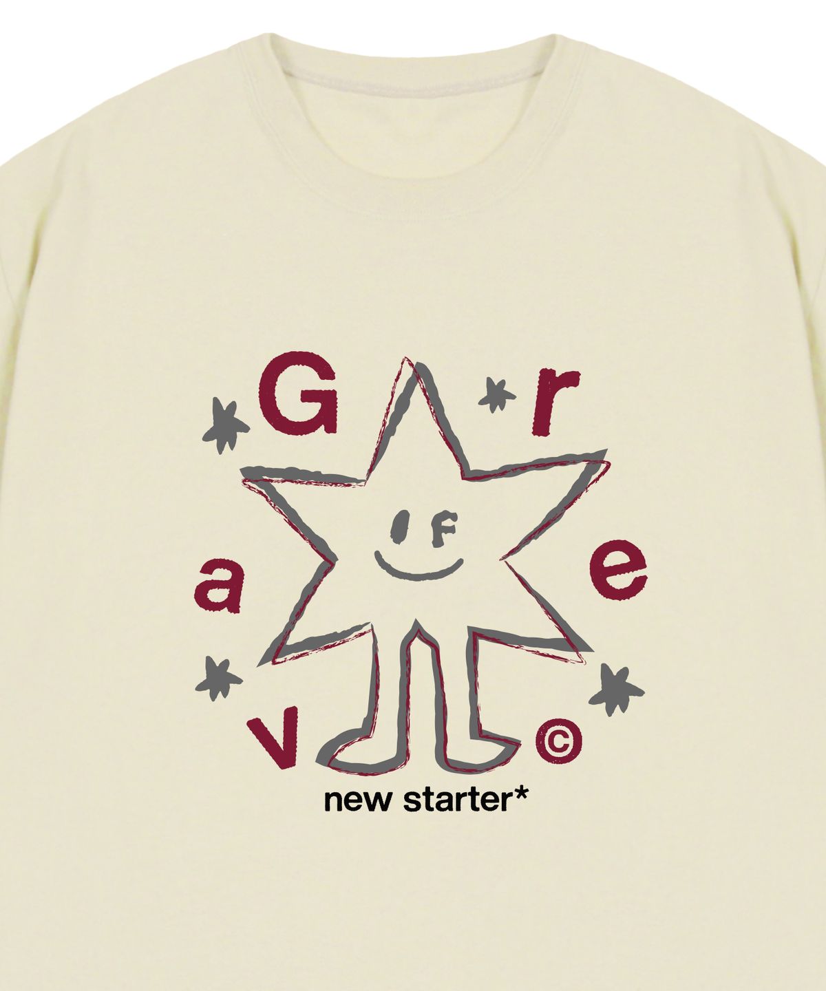 그레이버(GRAVER) [UNISEX]NEW-STARTER 반팔티_샌드베이지