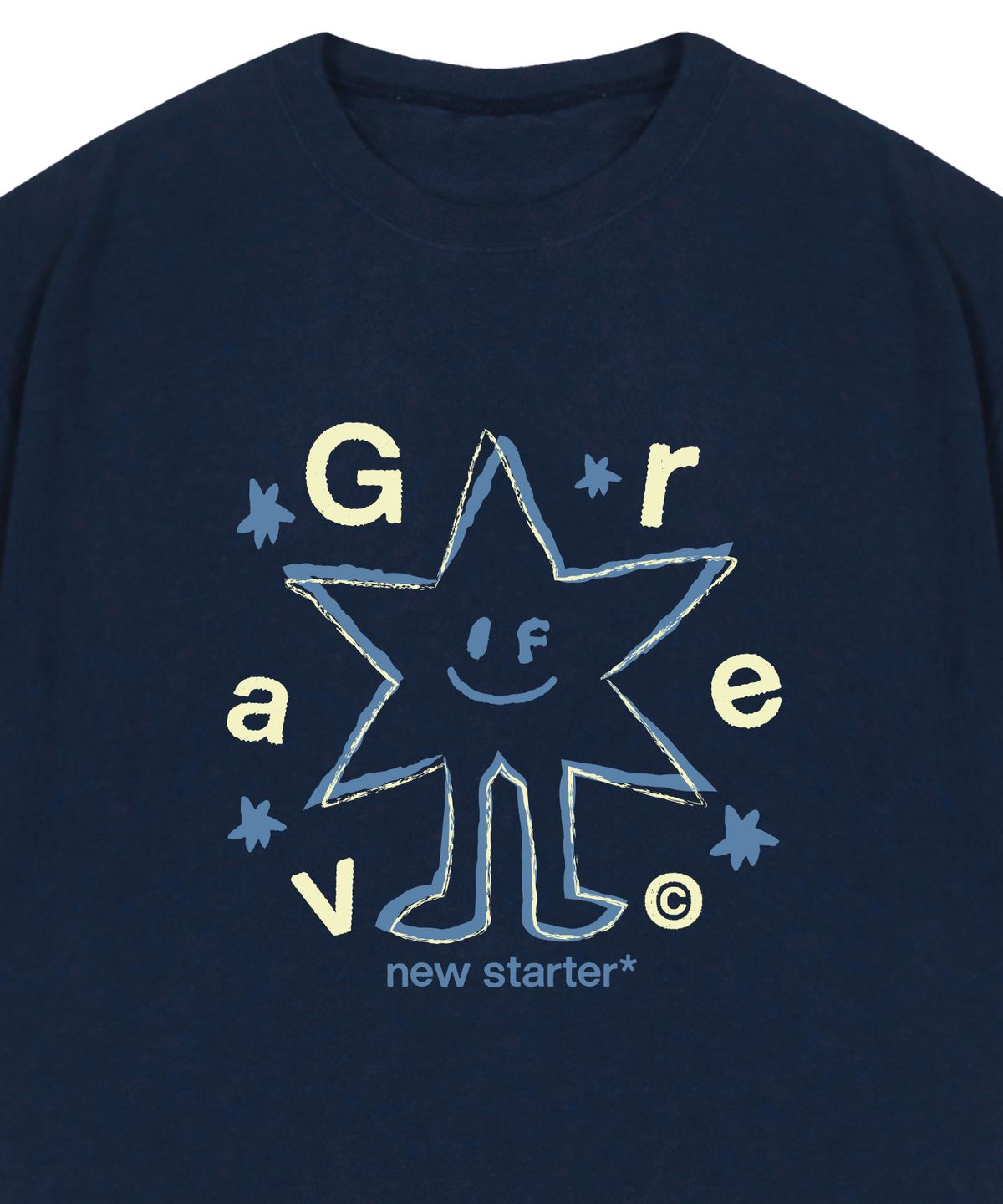 그레이버(GRAVER) [UNISEX]NEW-STARTER 반팔티_네이비