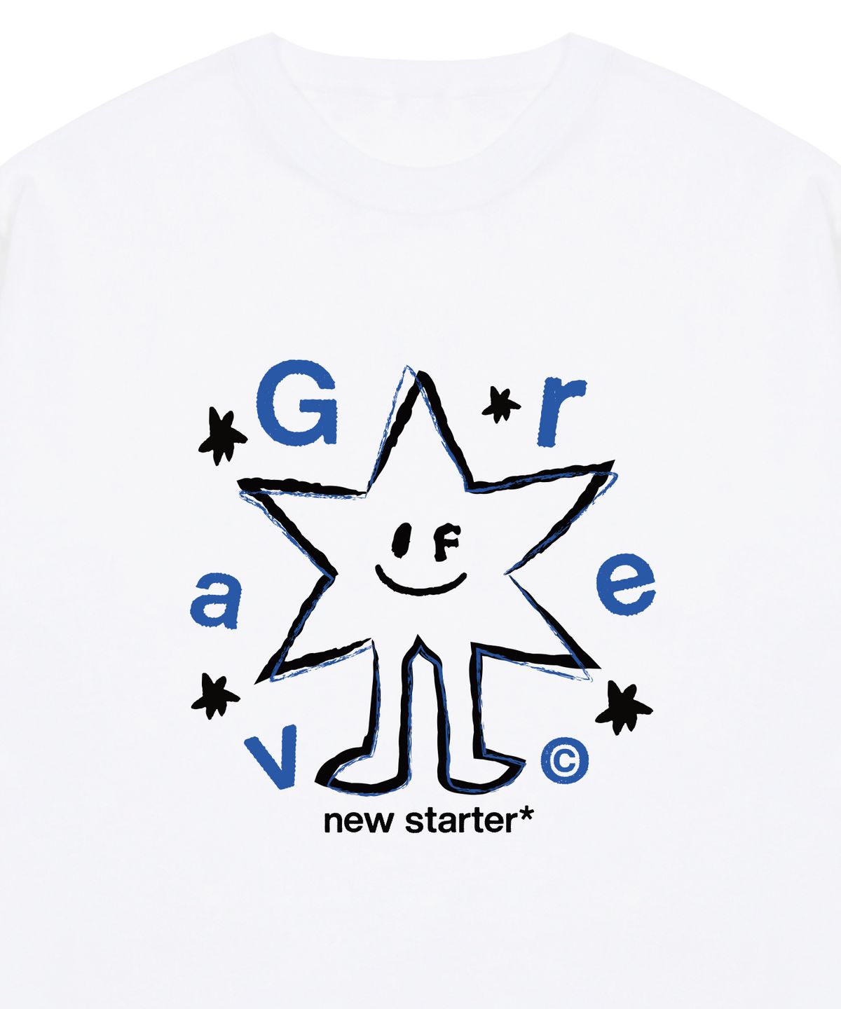 그레이버(GRAVER) [UNISEX]NEW-STARTER 반팔티_화이트