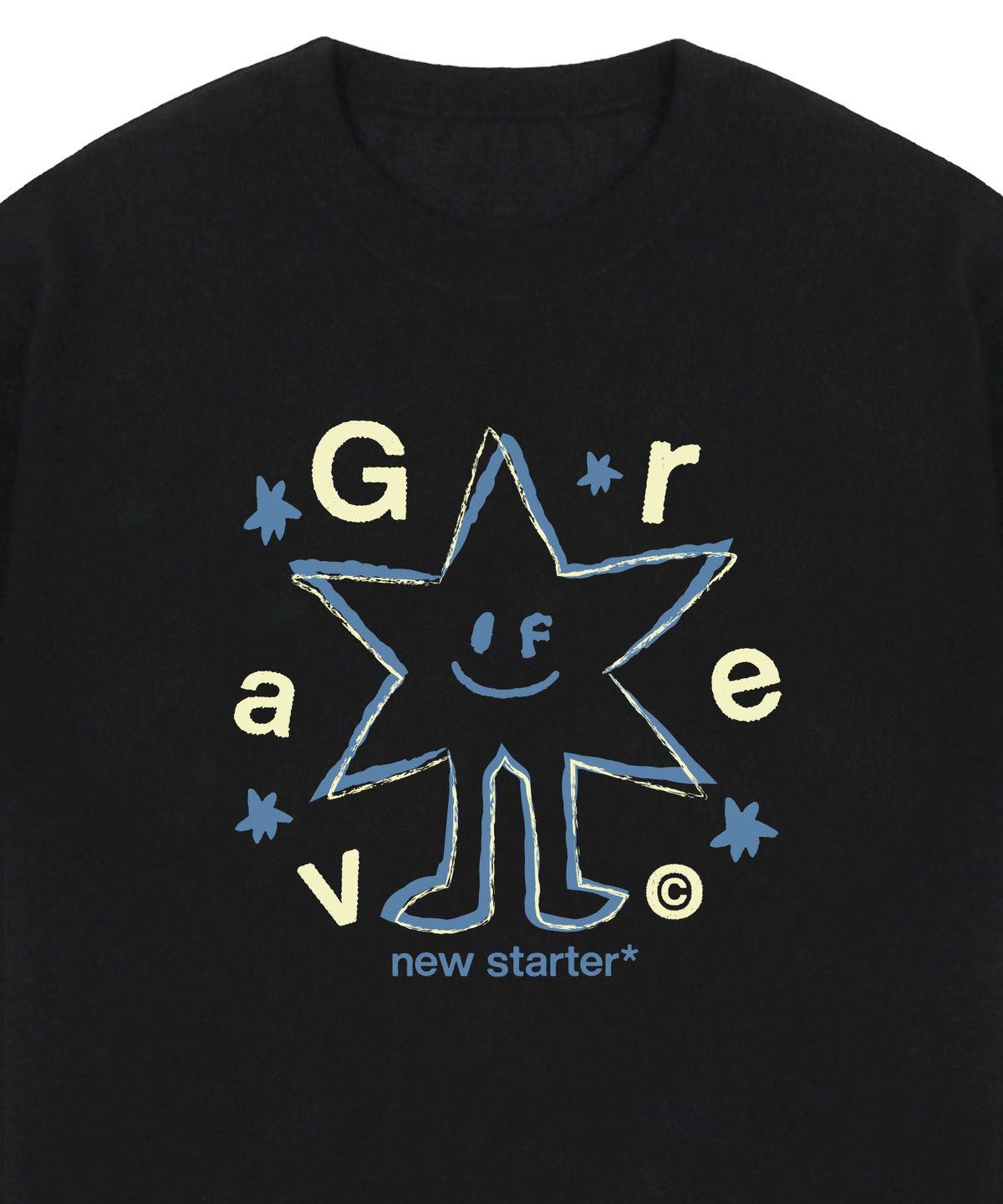 그레이버(GRAVER) [UNISEX]NEW-STARTER 반팔티_블랙