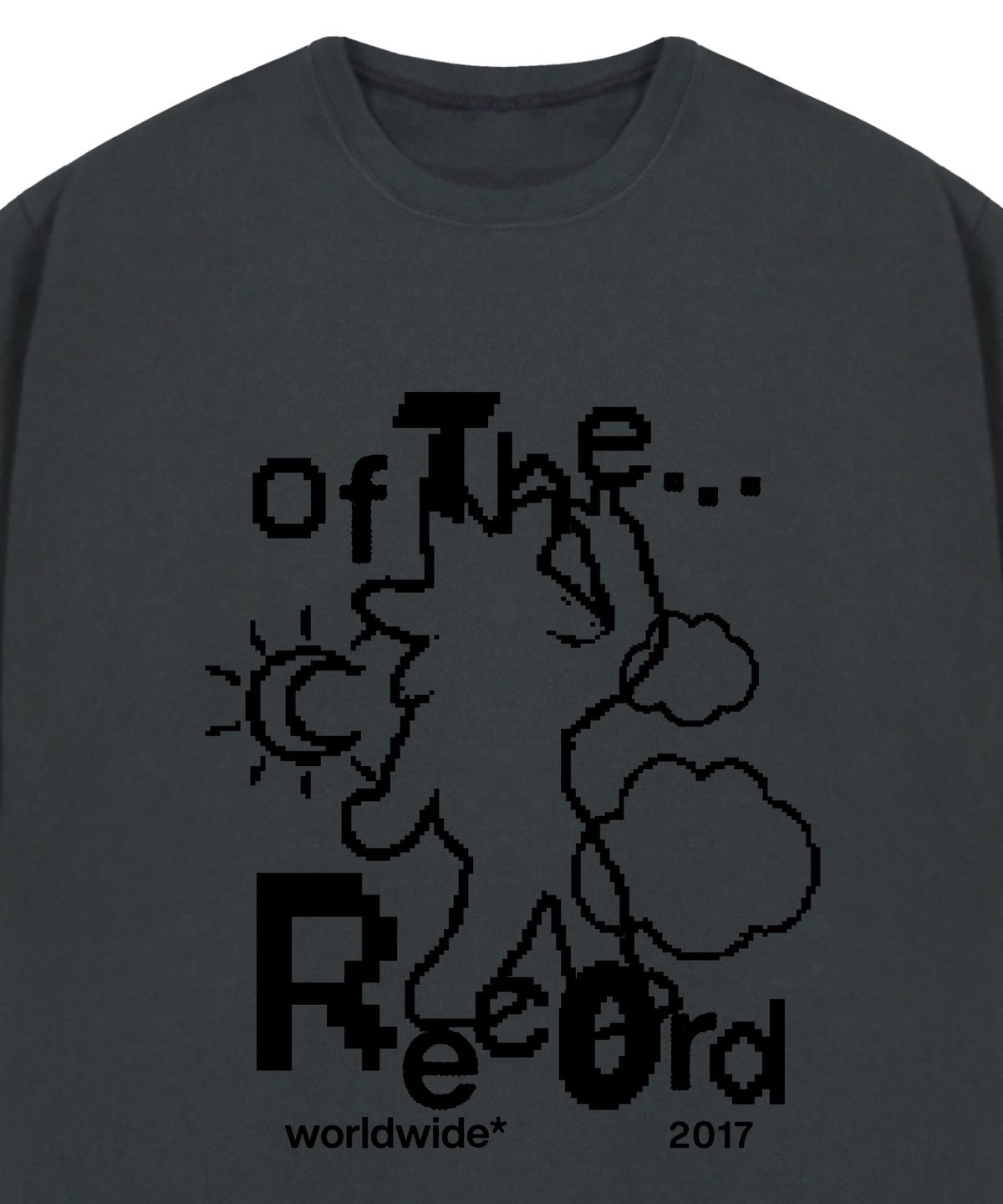 그레이버(GRAVER) [UNISEX]OF-THERECOARD 반팔티_차콜