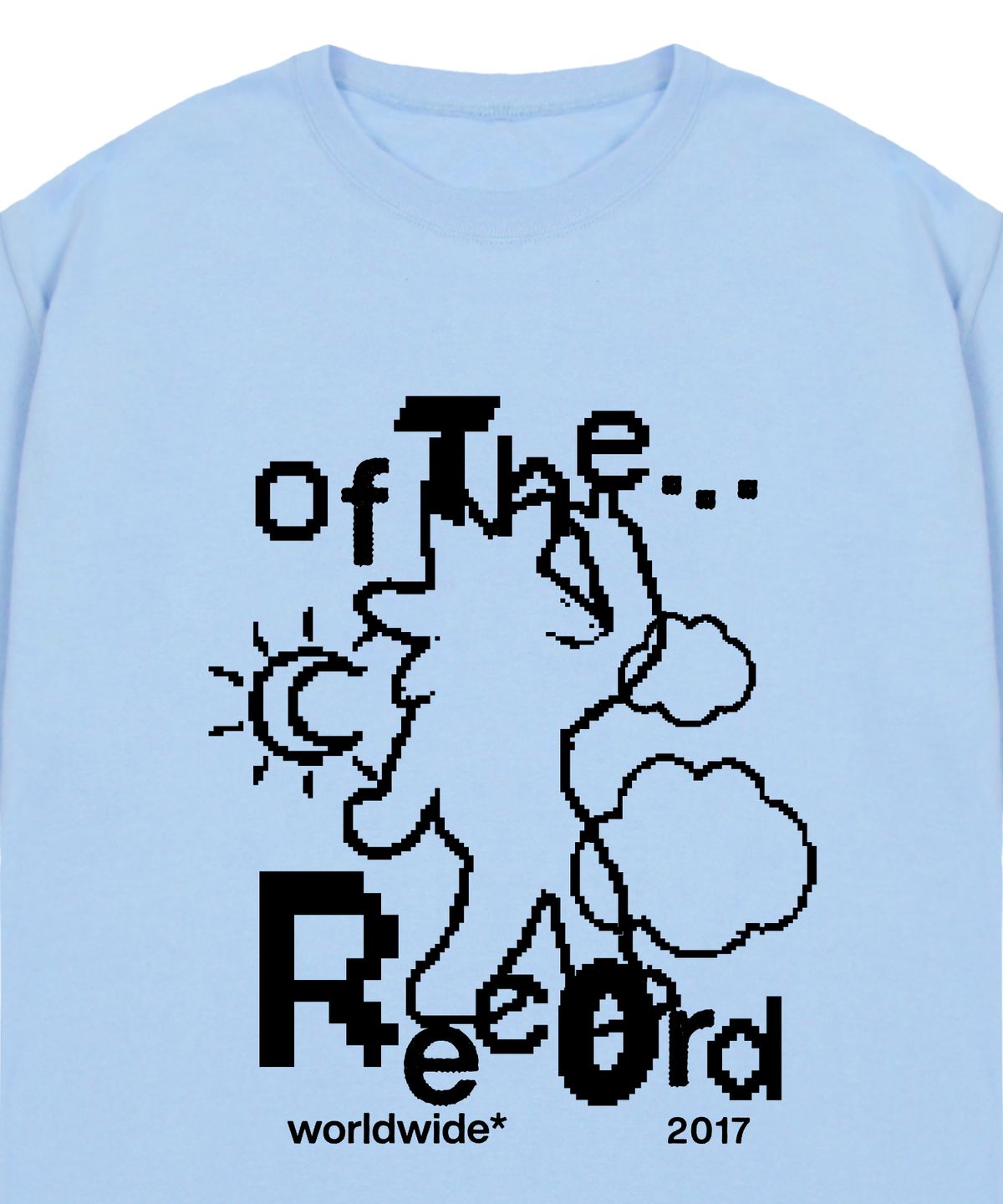 그레이버(GRAVER) [UNISEX]OF-THERECOARD 반팔티_스카이블루