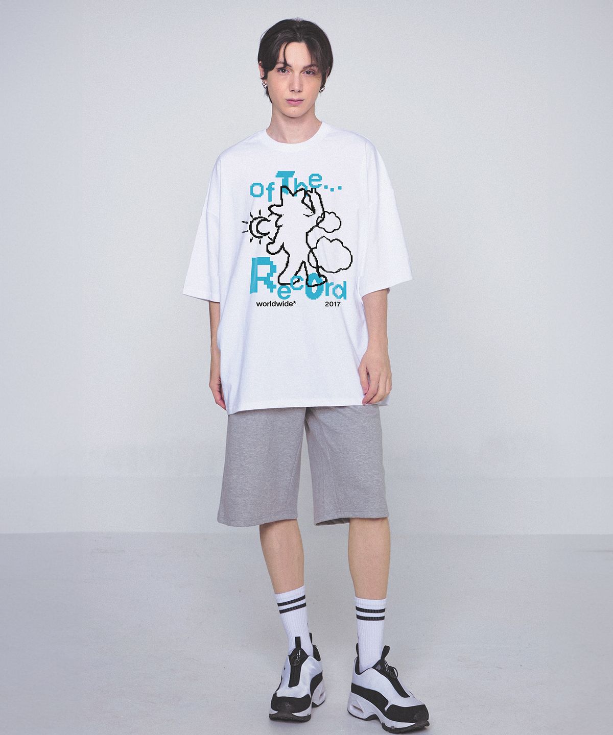 그레이버(GRAVER) [UNISEX]OF-THERECOARD 반팔티_화이트
