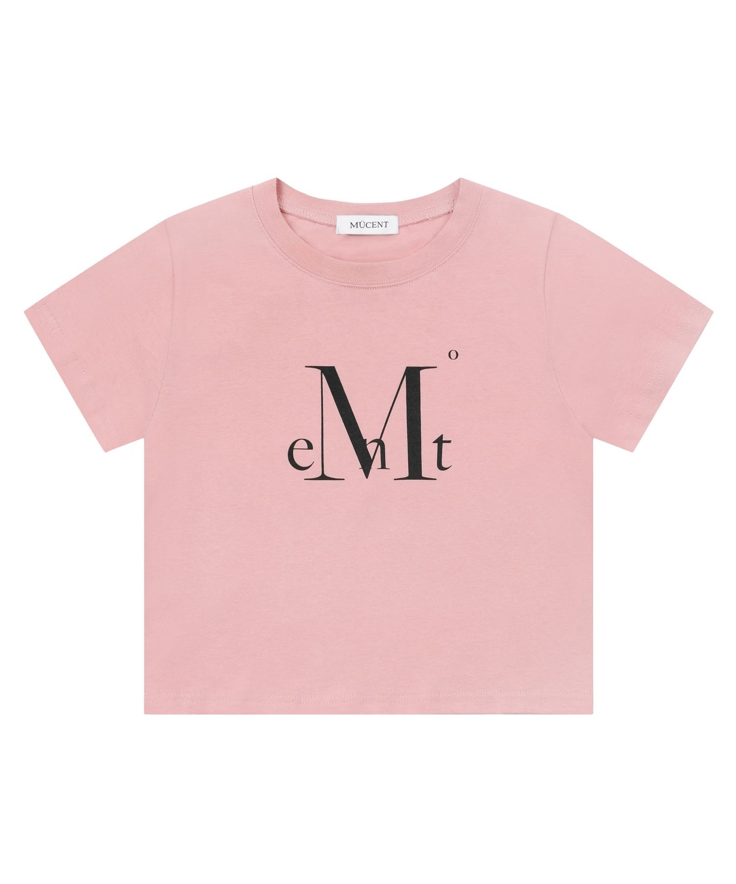 ★MUCENT★ Main symbol signature logo short sleeve tee 4 col MUSINSA | MUCENT Main symbol signature logo short sleeve tee