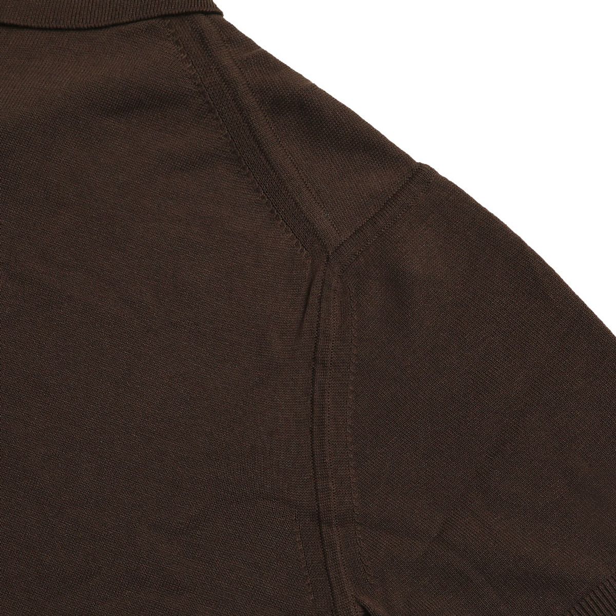 솔티(SORTIE) Essential Comfort Open Collar Knit (Brown)