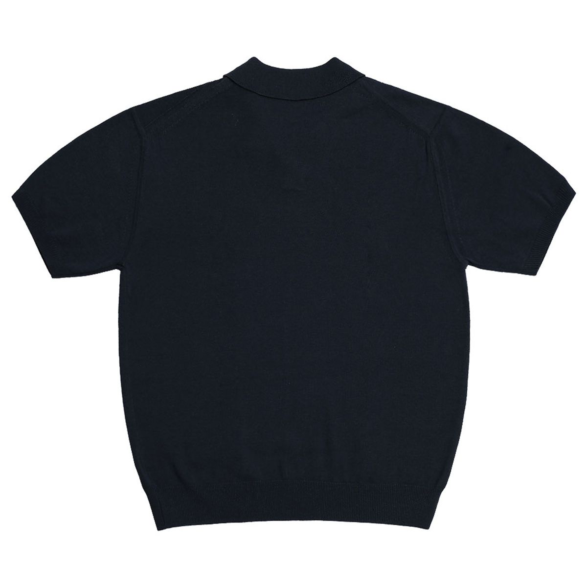 솔티(SORTIE) Essential Comfort Open Collar Knit (Navy)