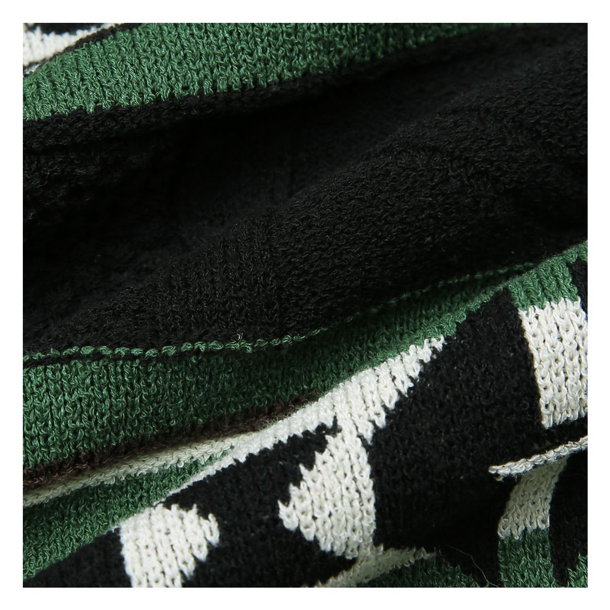 솔티(SORTIE) Jacquard Summer Polo Knit (Black)