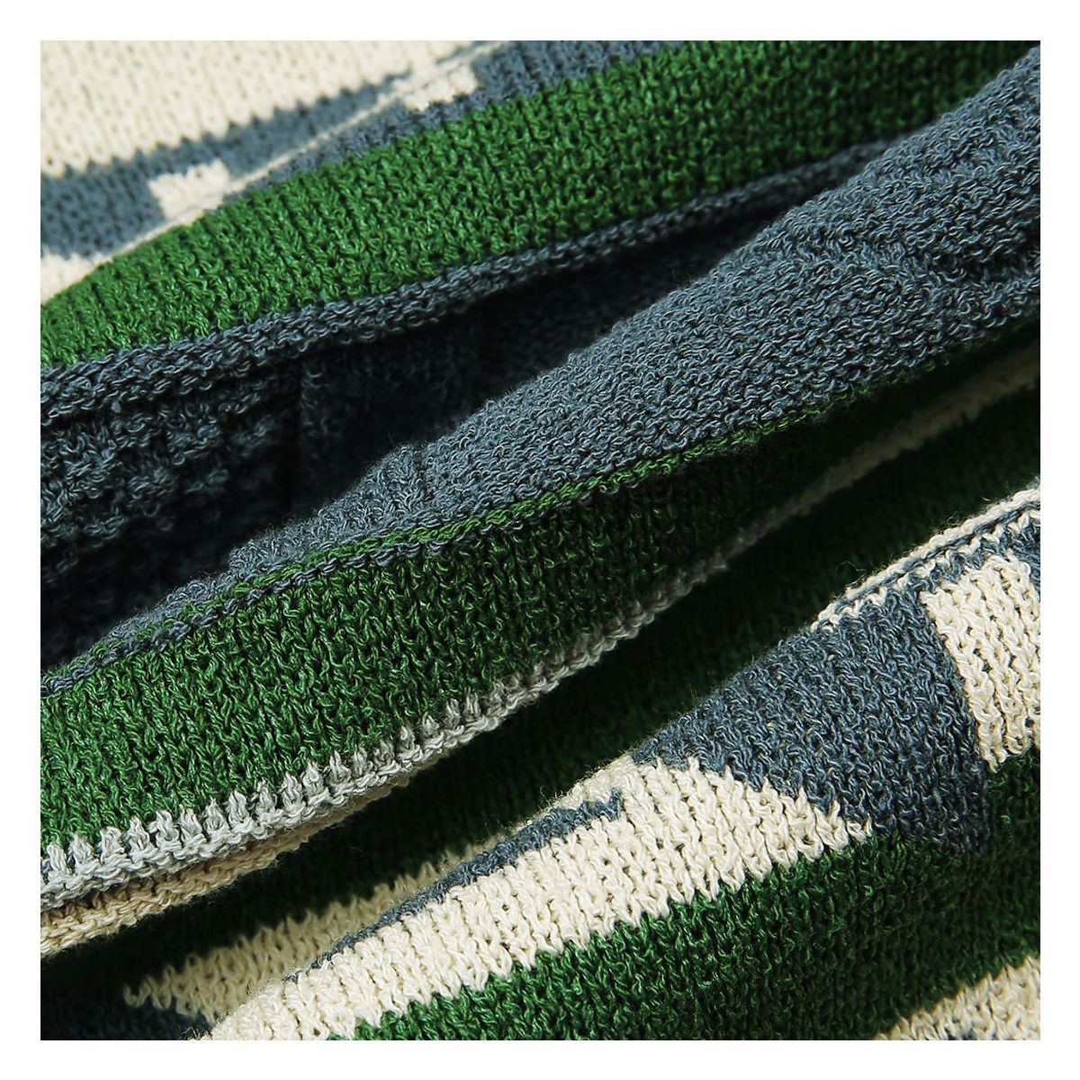 솔티(SORTIE) Jacquard Summer Polo Knit (Blue)