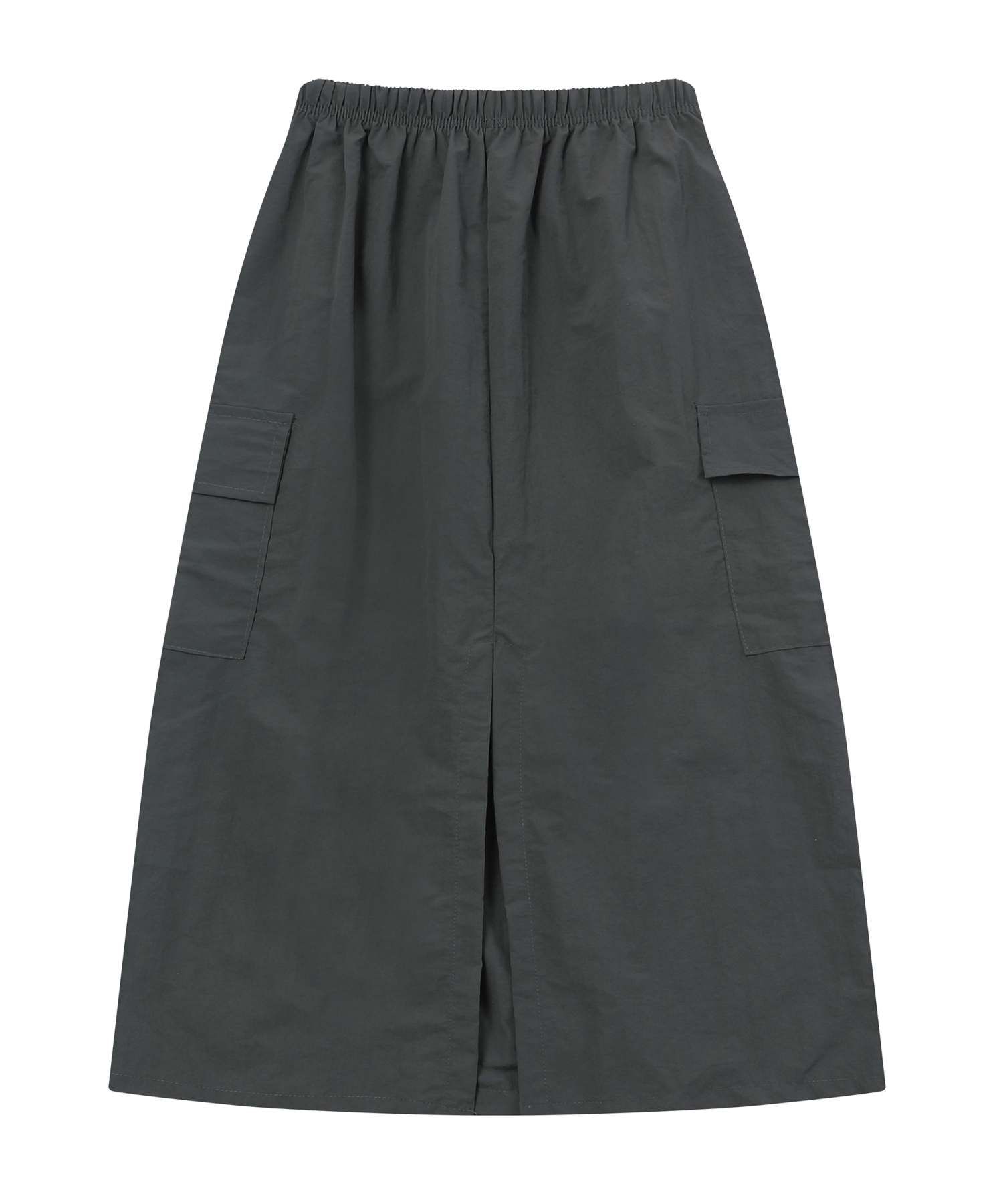 【MUCENT】VENT NYLON LONG CARGO SKIRT_3colors ☆韓国人気☆ VENT NYLON LONG CARGO SKIRT(3Color) | ファッション通販サイト