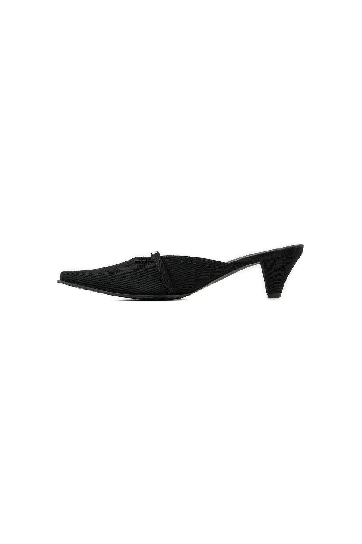 포트리스(4TRESS) ESSENTIAL WAXED MULES 01 BLACK