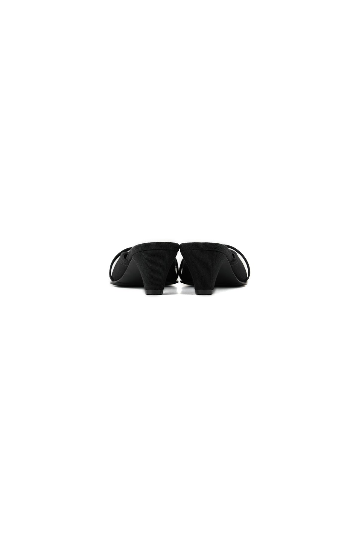 포트리스(4TRESS) ESSENTIAL WAXED MULES 01 BLACK