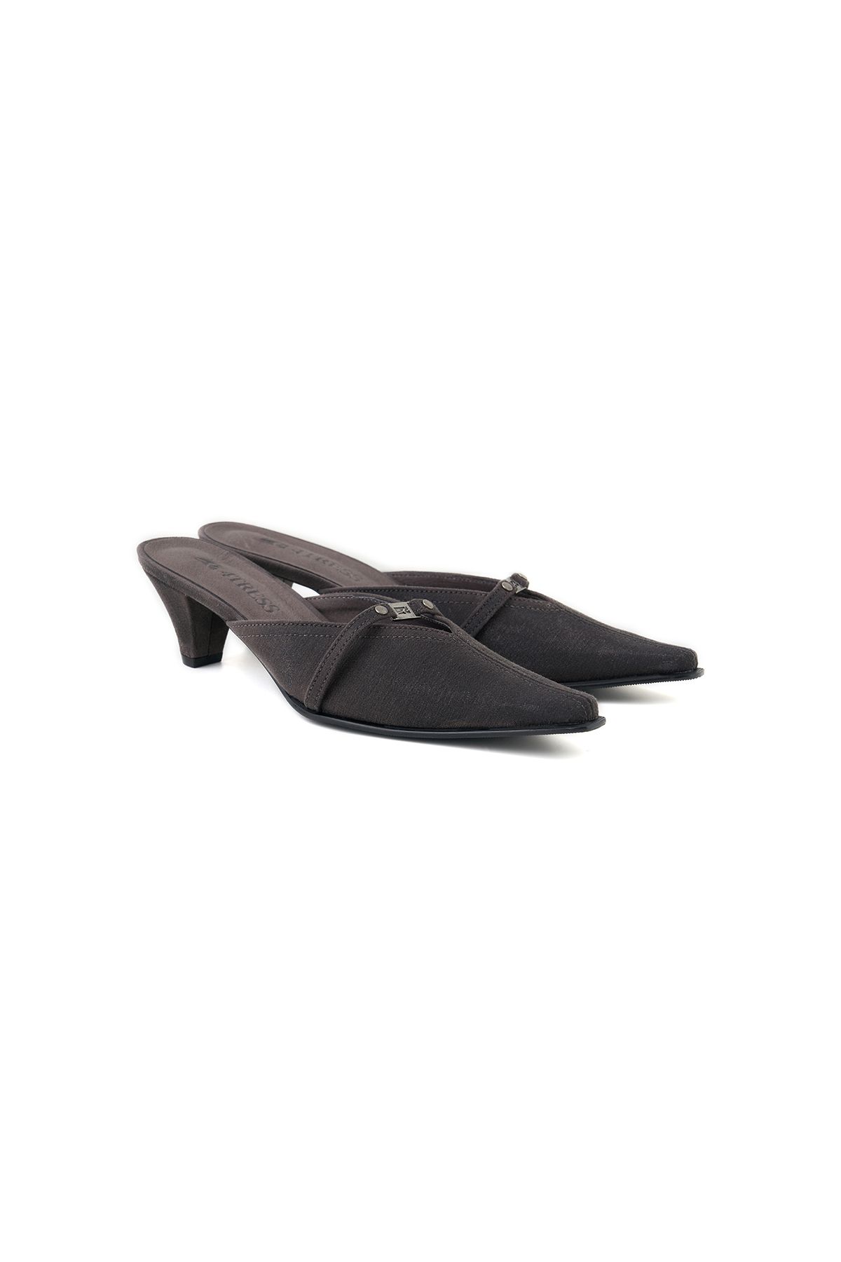 포트리스(4TRESS) ESSENTIAL WAXED MULES 01 GRAY