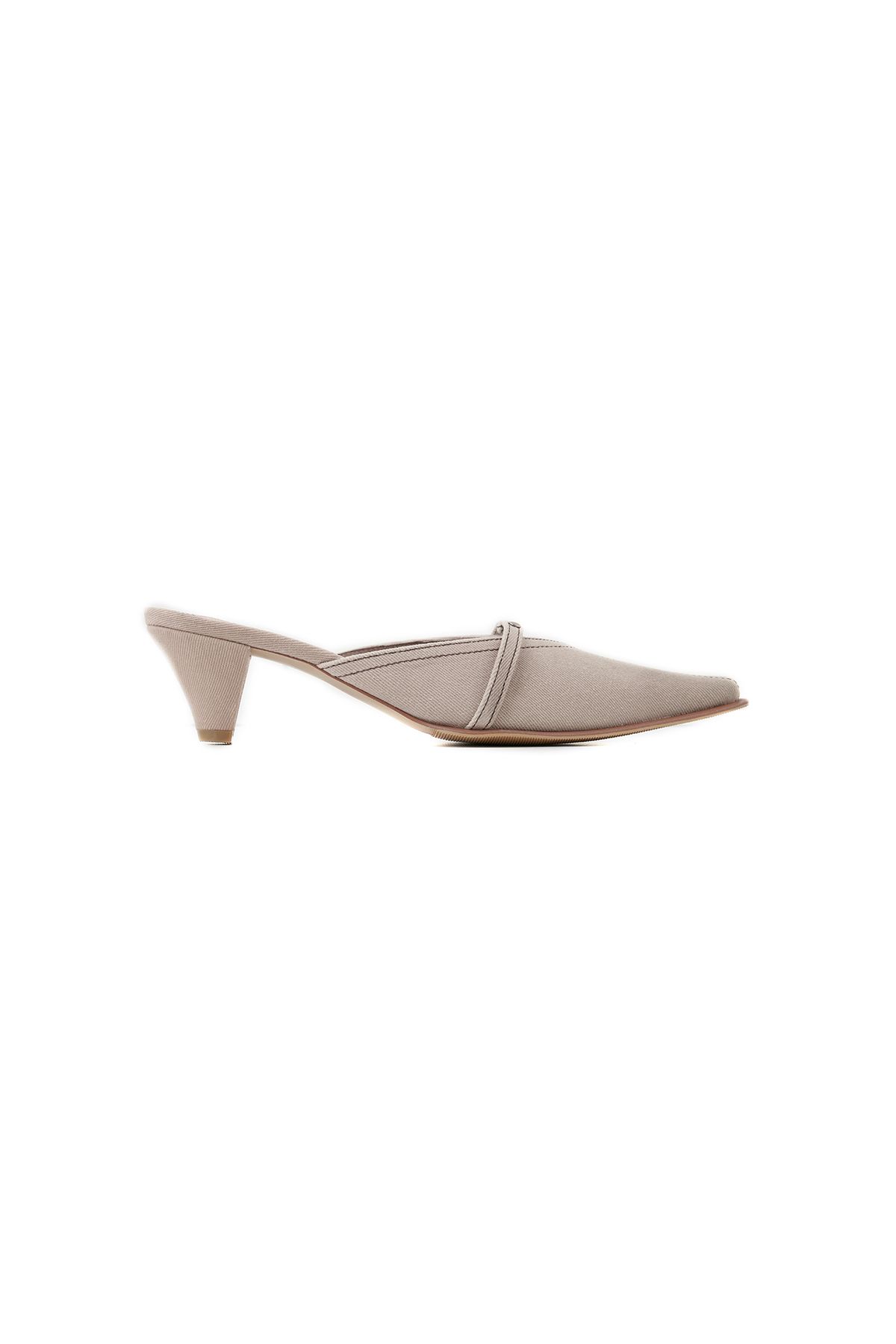 포트리스(4TRESS) ESSENTIAL WAXED MULES 01 BEIGE