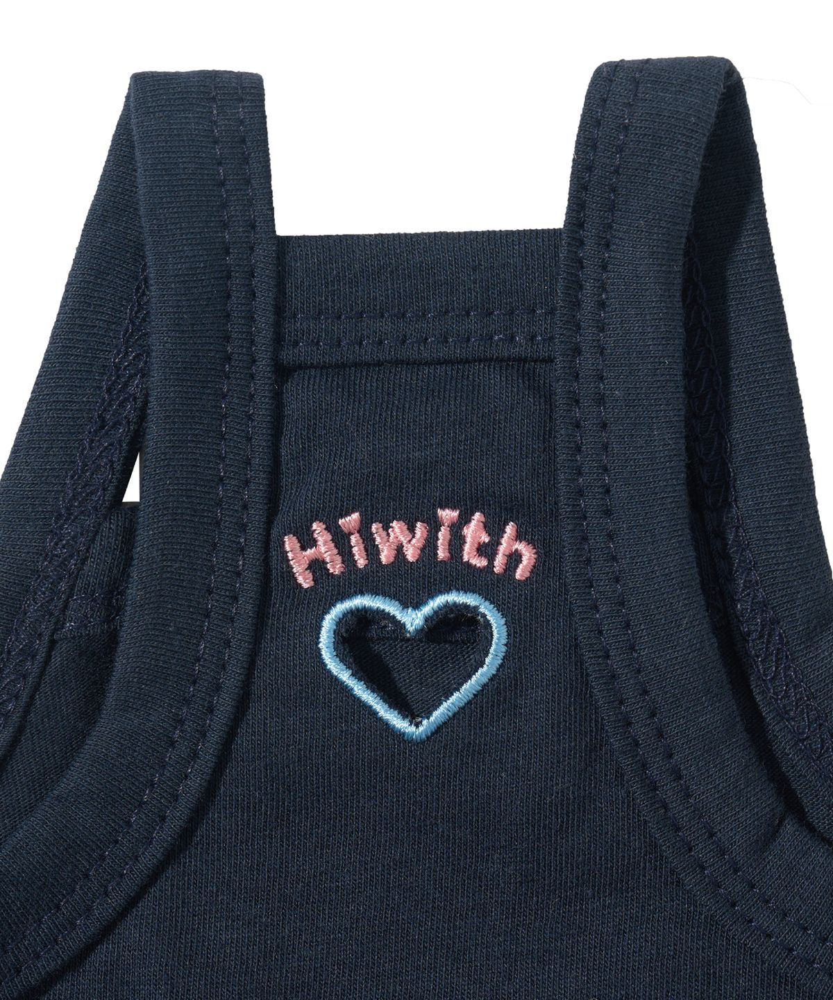 하이위드(HIWITH) 스윙  펫 크롭 나시 원피스_네이비