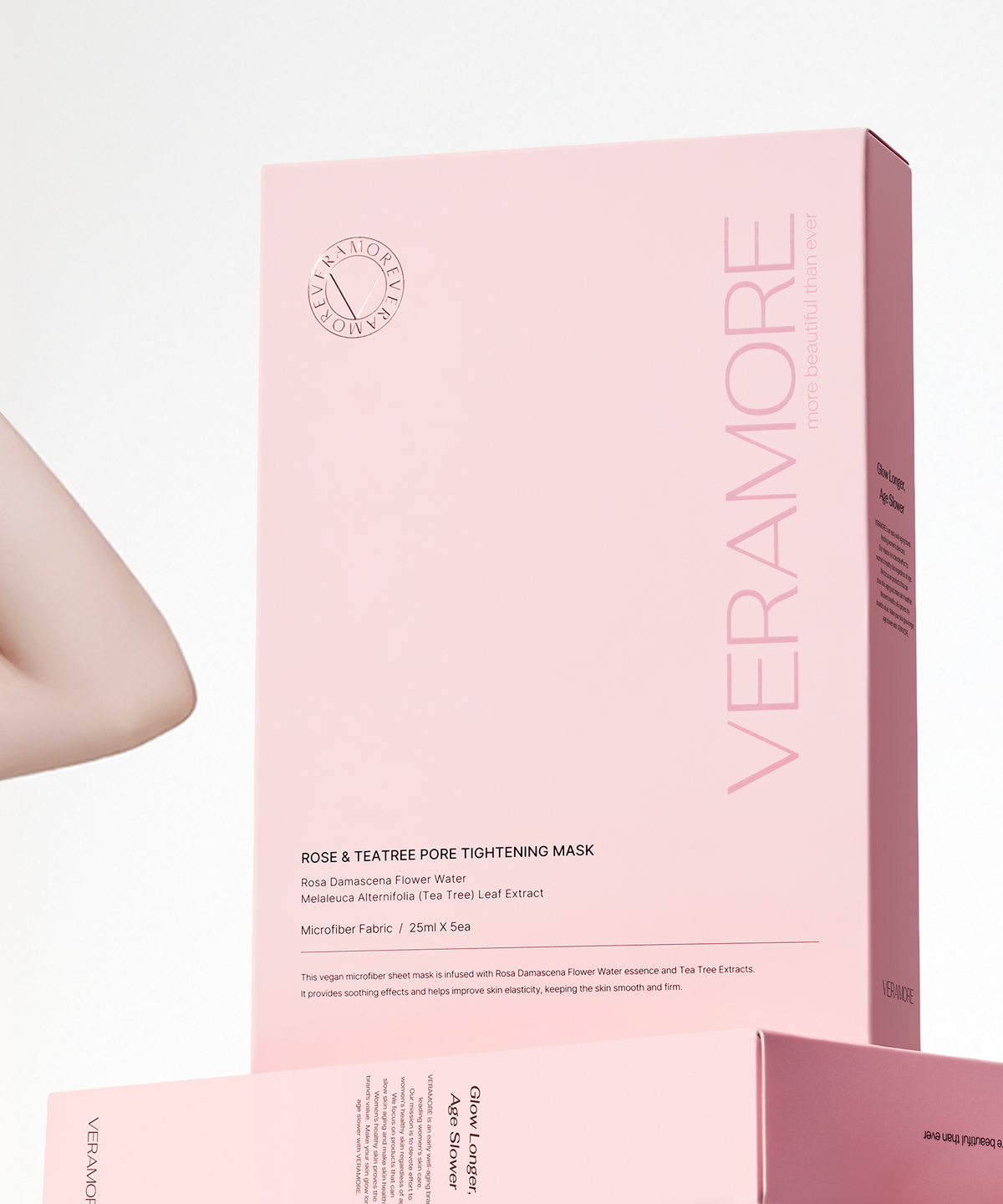 베라모어(VERAMORE) 로즈앤티트리 포어 타이트닝 마스크팩 5매입