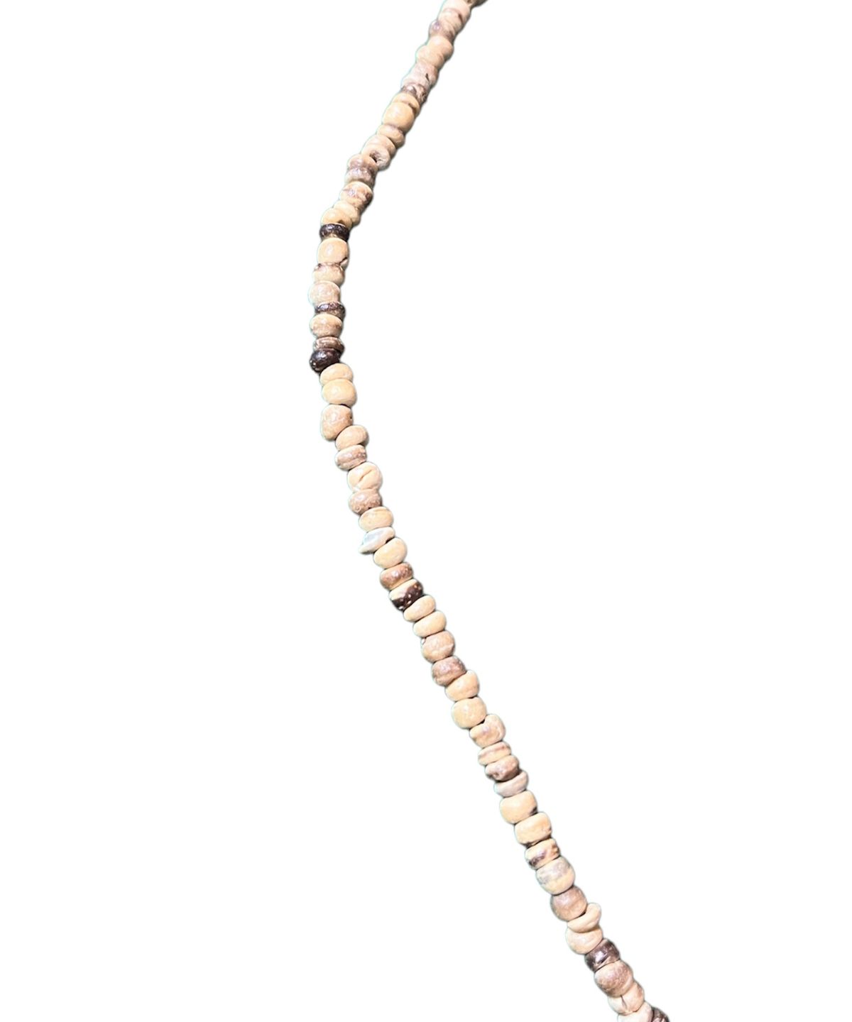 스케이터락(SK8ER ROCK) Pearl Points Wooden Beads Necklace (Wood)