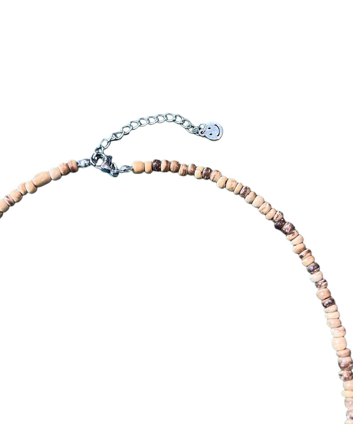 스케이터락(SK8ER ROCK) Pearl Points Wooden Beads Necklace (Wood)
