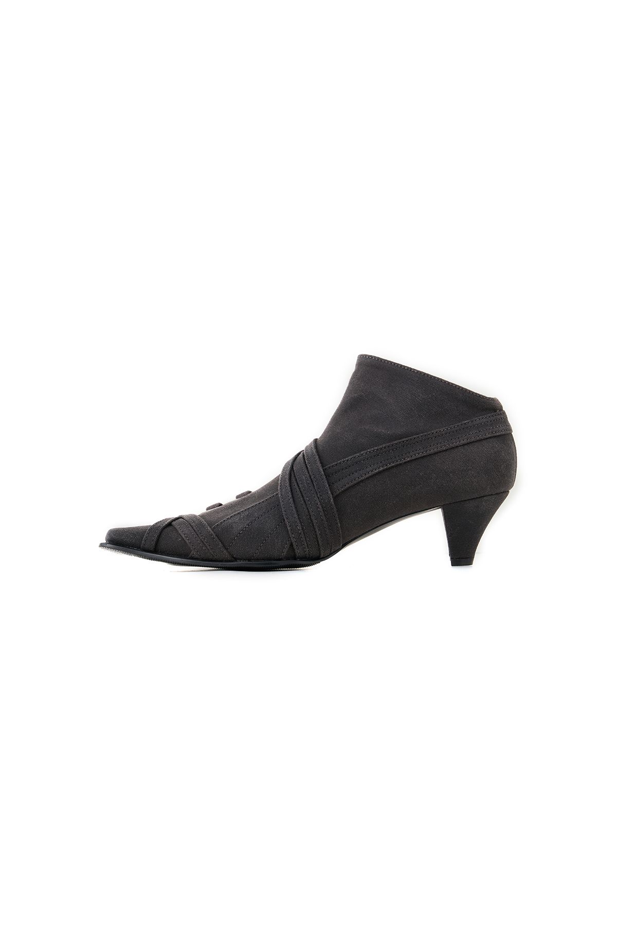 포트리스(4TRESS) ICONIC WAXED STRAPPY PUMPS 01 GRAY