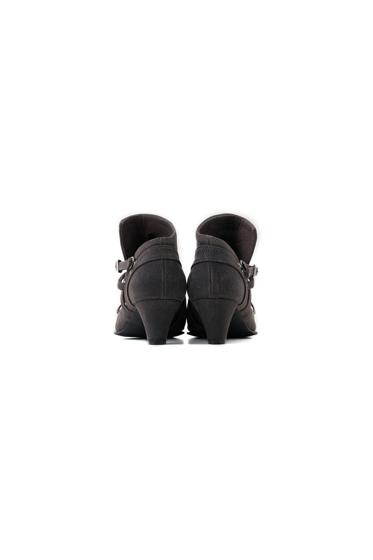 포트리스(4TRESS) ICONIC WAXED STRAPPY PUMPS 01 GRAY