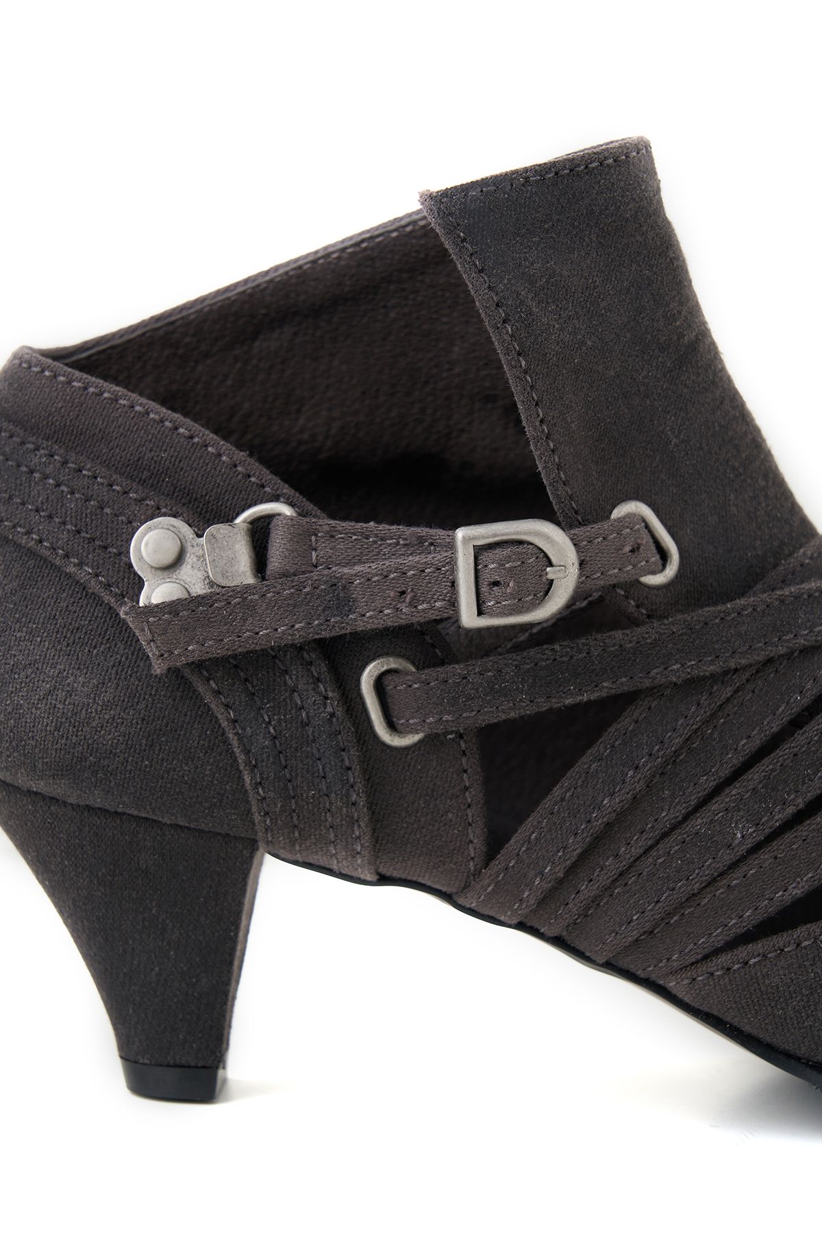 포트리스(4TRESS) ICONIC WAXED STRAPPY PUMPS 01 GRAY