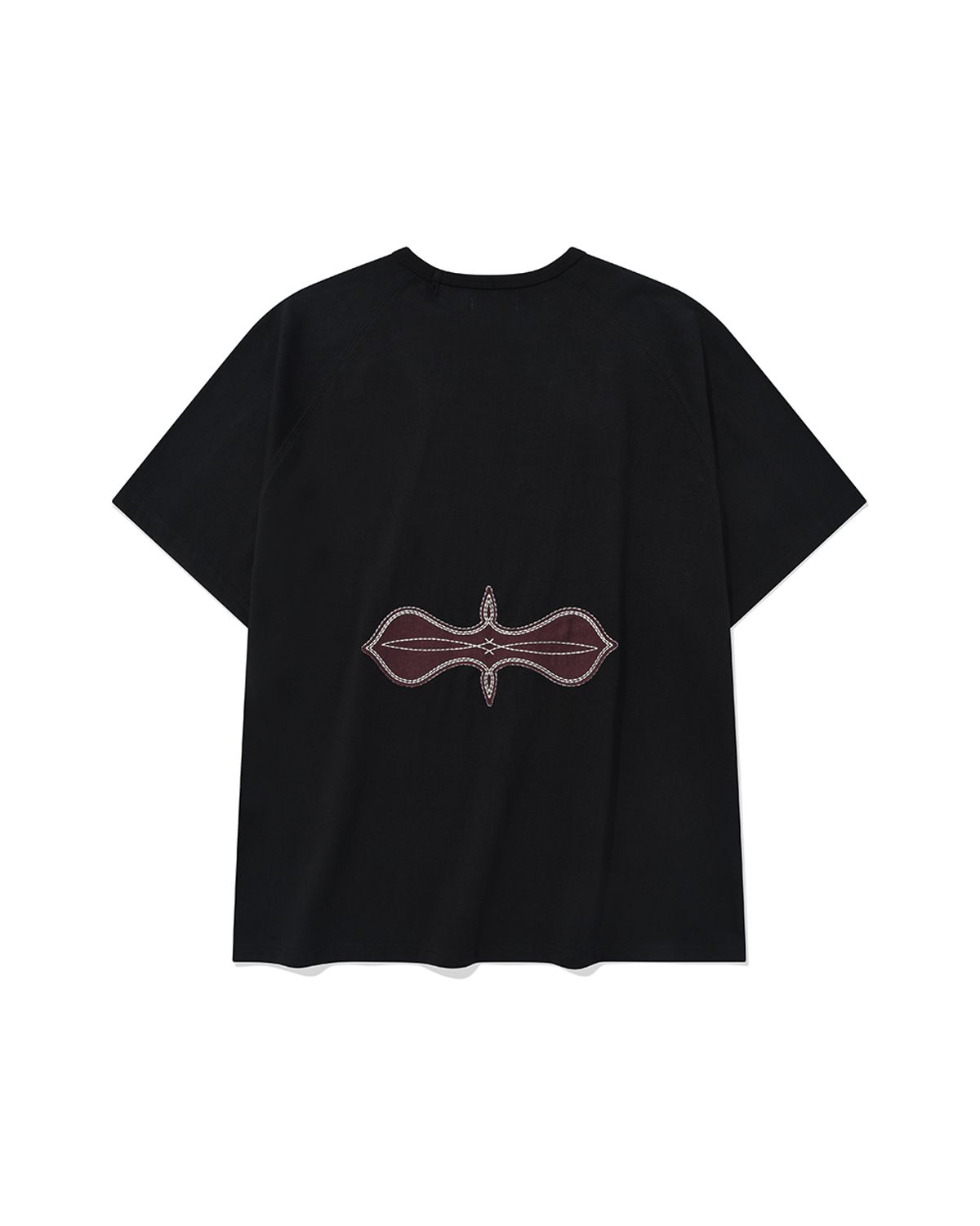 카락터(KARACTOR) Fuzzy half T-shirts / Black