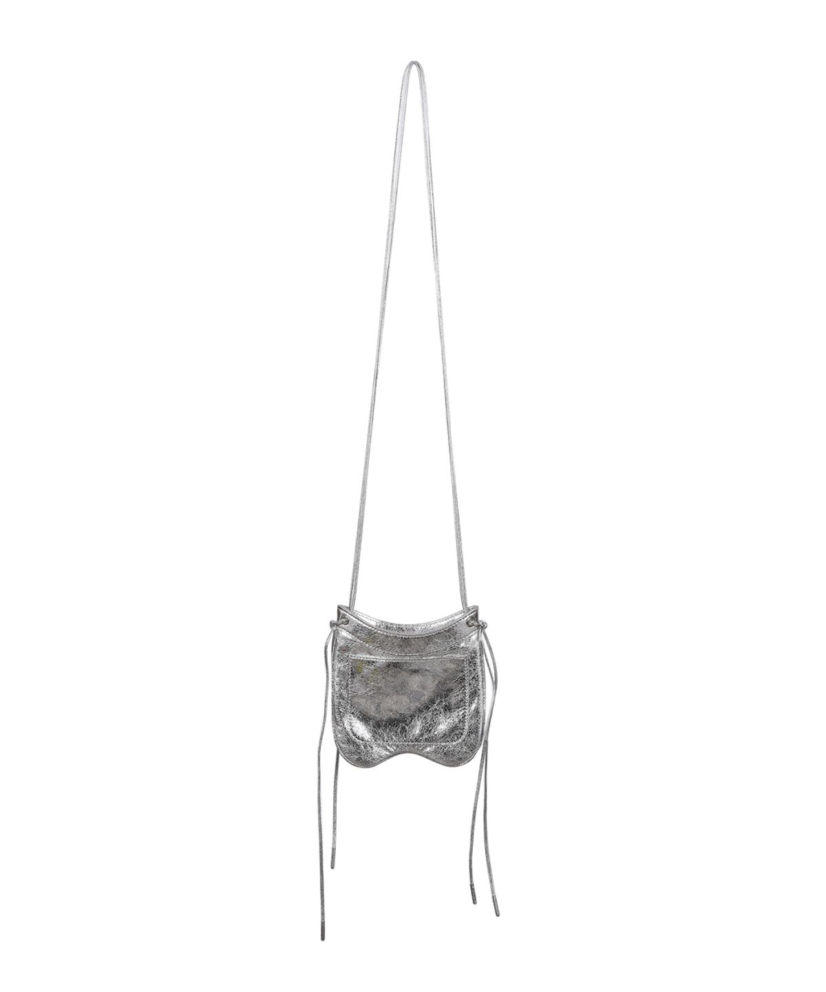 51퍼센트(51PERCENT) Thong leather mini bag - Silver