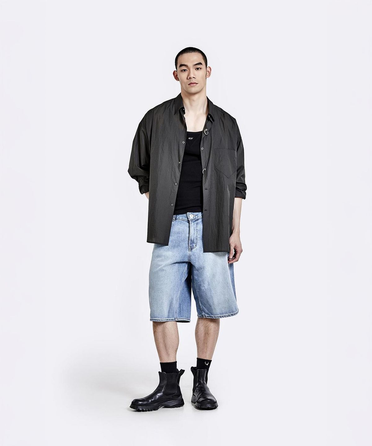 51퍼센트(51PERCENT) Ring shirt - Khaki