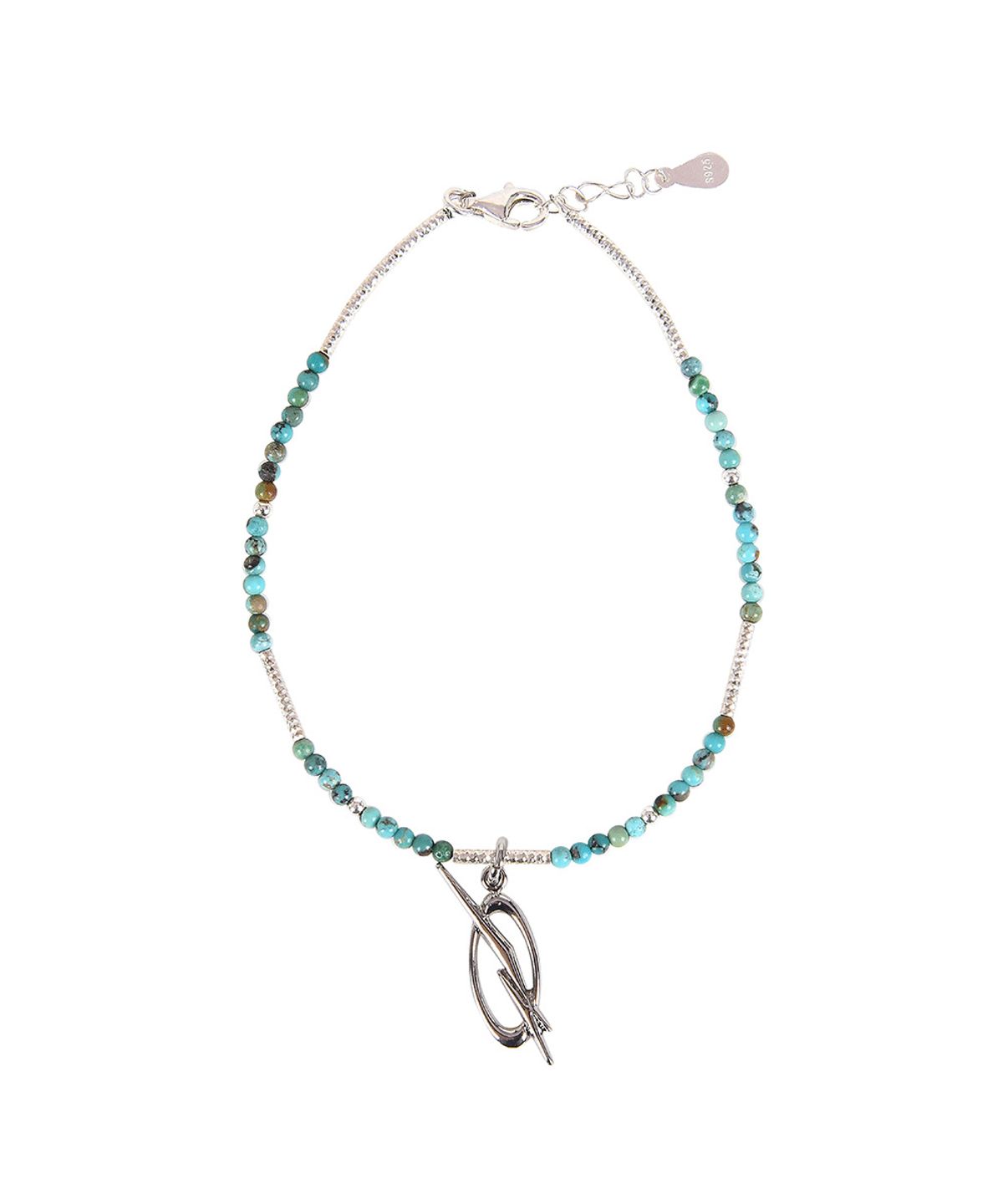 51퍼센트 포 우먼(51PERCENT FOR WOMAN) Turquoise Logo Bracelet (woman)