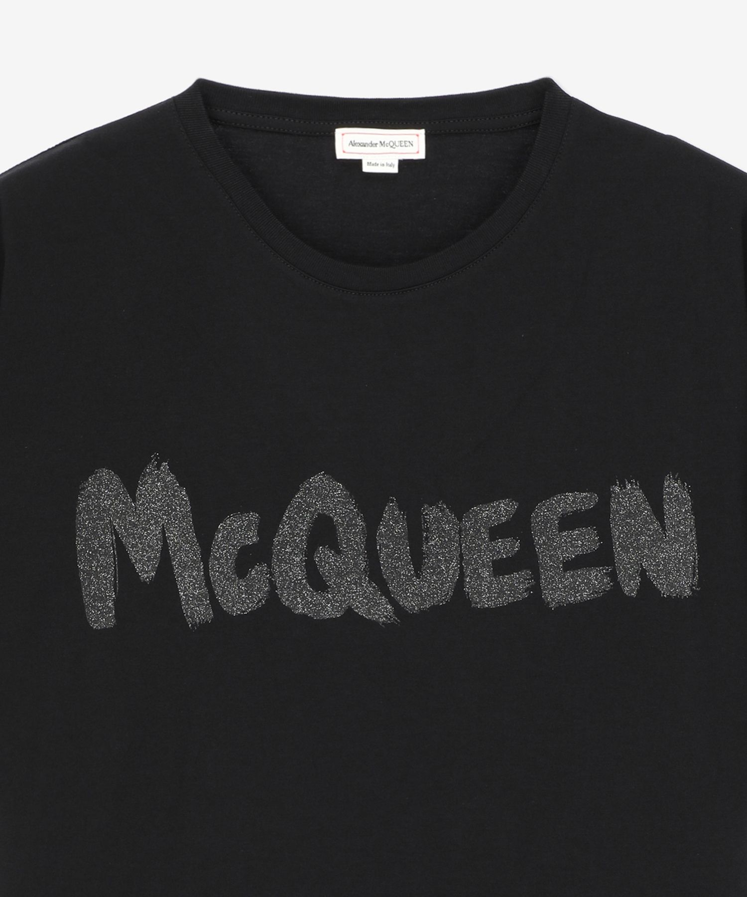 ★alexander mcqueen★ Graffiti Short Sleeve T-Shirt Black 79 MUSINSA | ALEXANDER McQUEEN Graffiti Short Sleeve T-Shirt