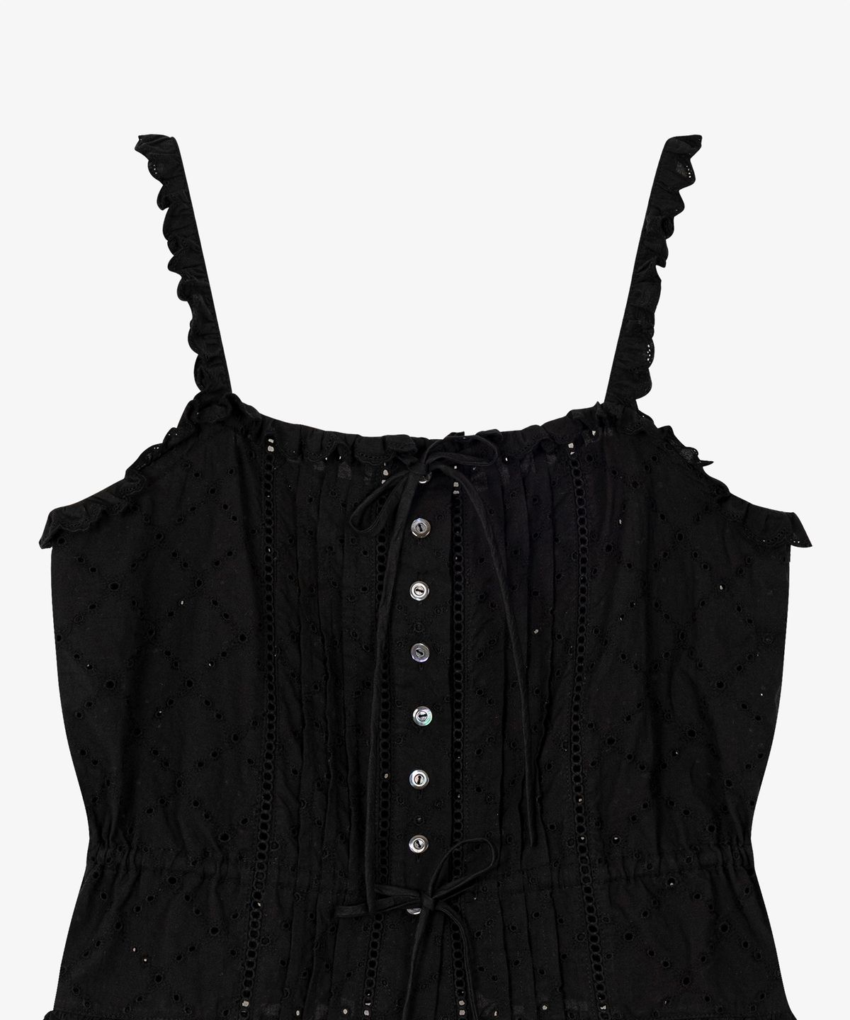 그로브(GROVE) COY LACE SLEEVELESS_BLACK